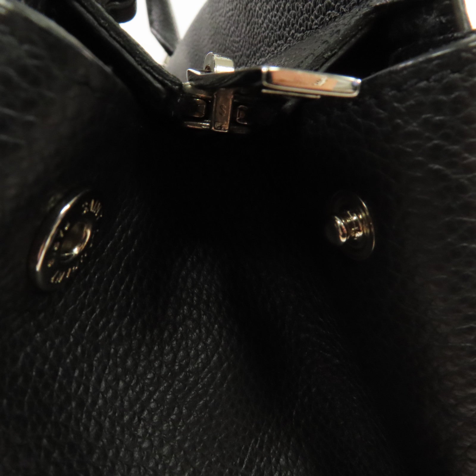 SAINT LAURENT 牛皮皮革Cabas Rive Gauche Bag手挽肩背兩用袋黑色