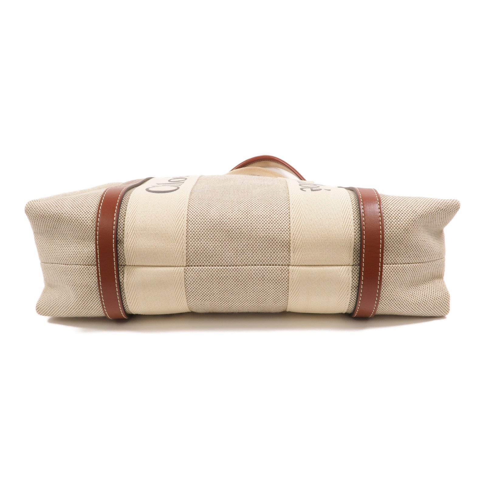 Chloe 帆布Woody Medium手挽袋