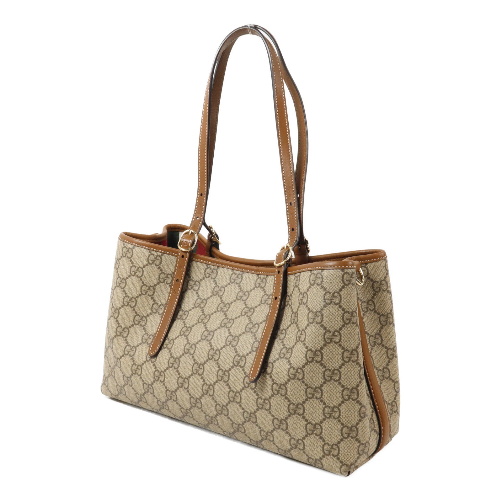 GUCCI 塗層帆布GG Emblem Medium Tote bag手挽肩背兩用袋