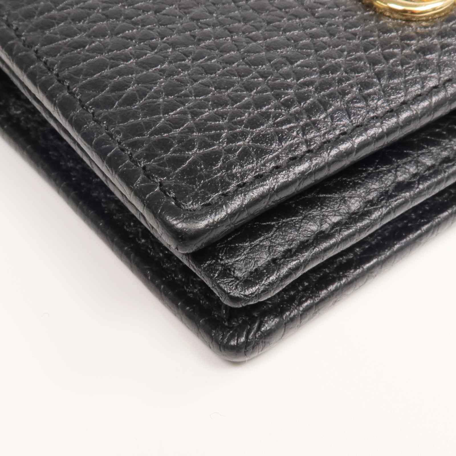 GUCCI 牛皮皮革Wallet金扣錢包