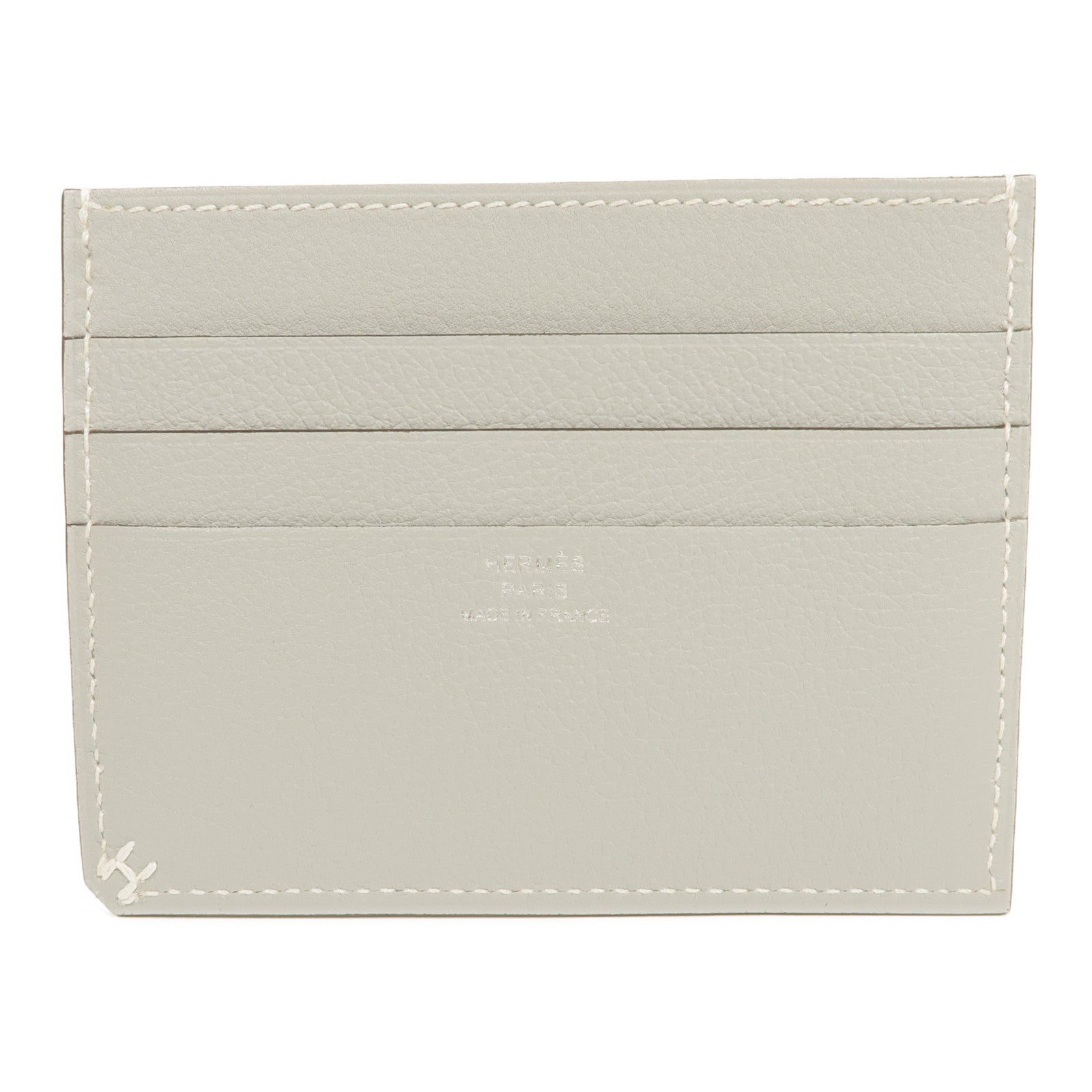 HERMES Evercolor皮革H Sellier Card Holder卡片套Bleu Glacier