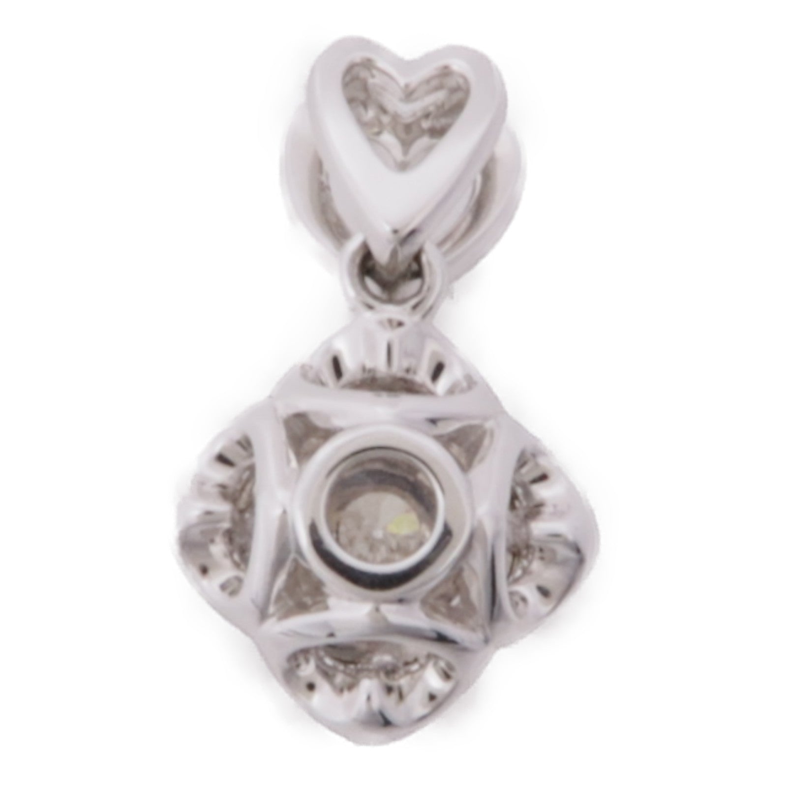 JEWELRY 18K白金Pendant鑽石吊墜