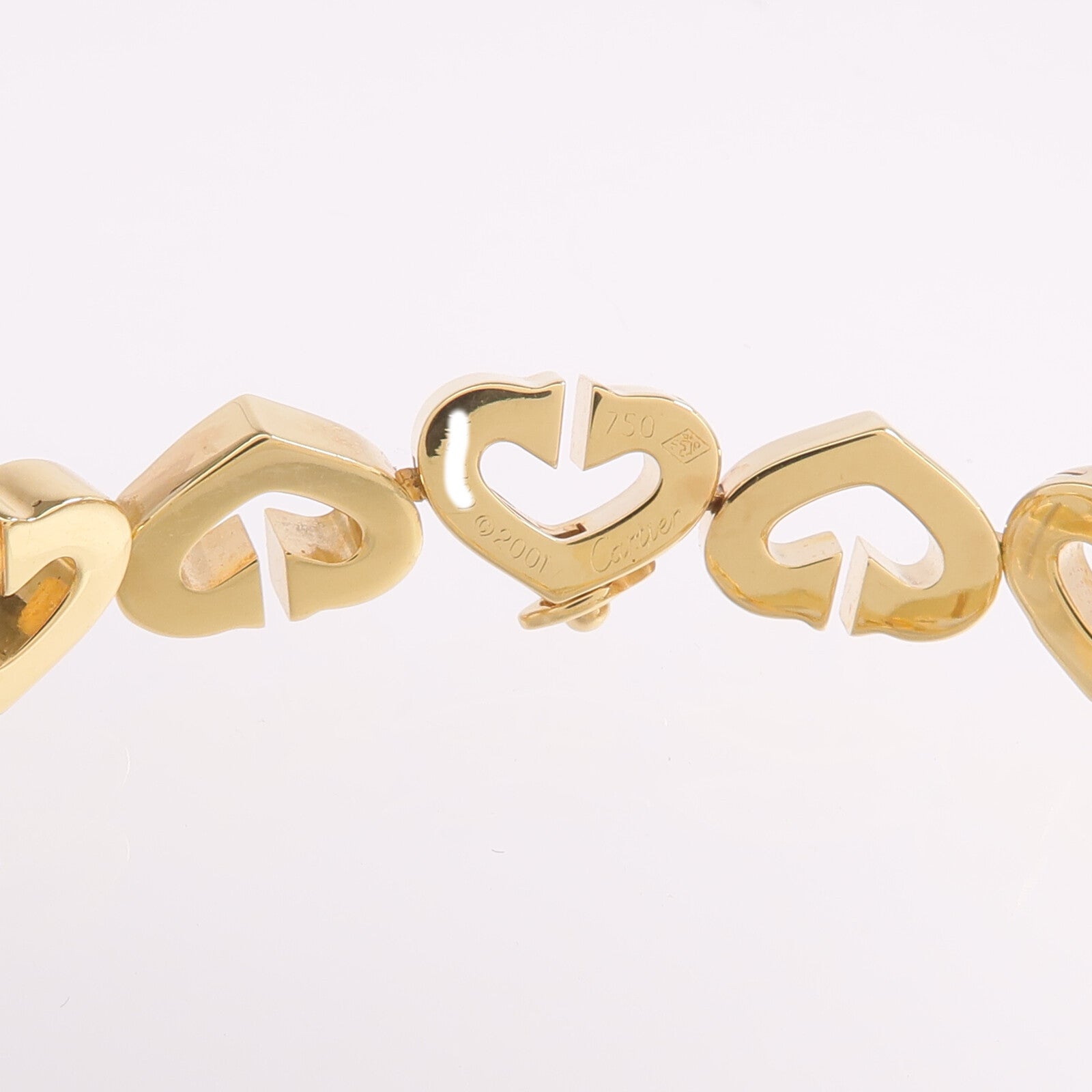 CARTIER 18K黃金Heart Bracelet手鏈