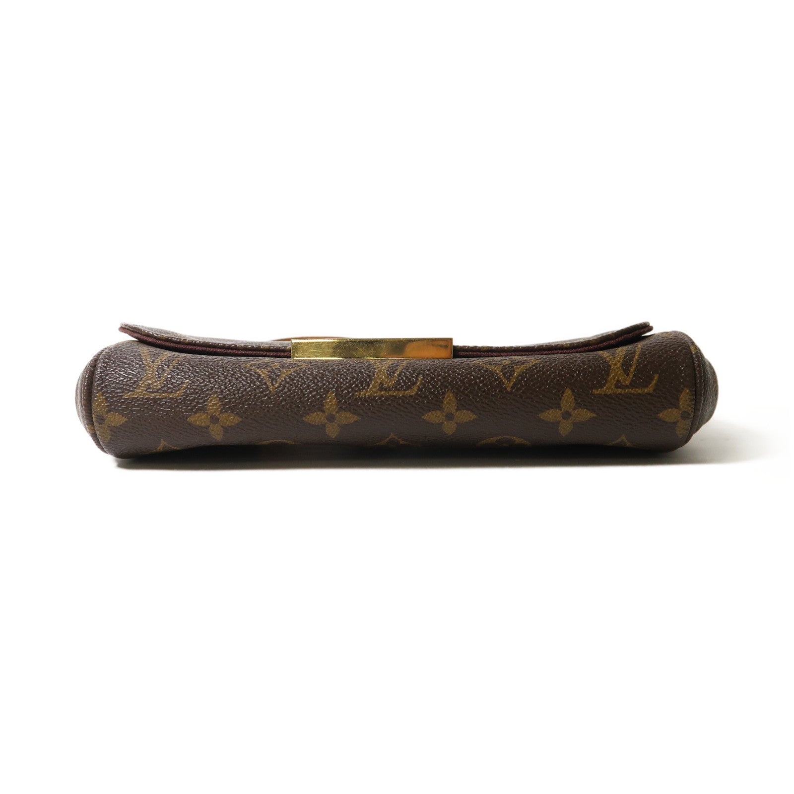LOUIS VUITTON Monogram Favorite PM金扣手挽肩背兩用袋啡色