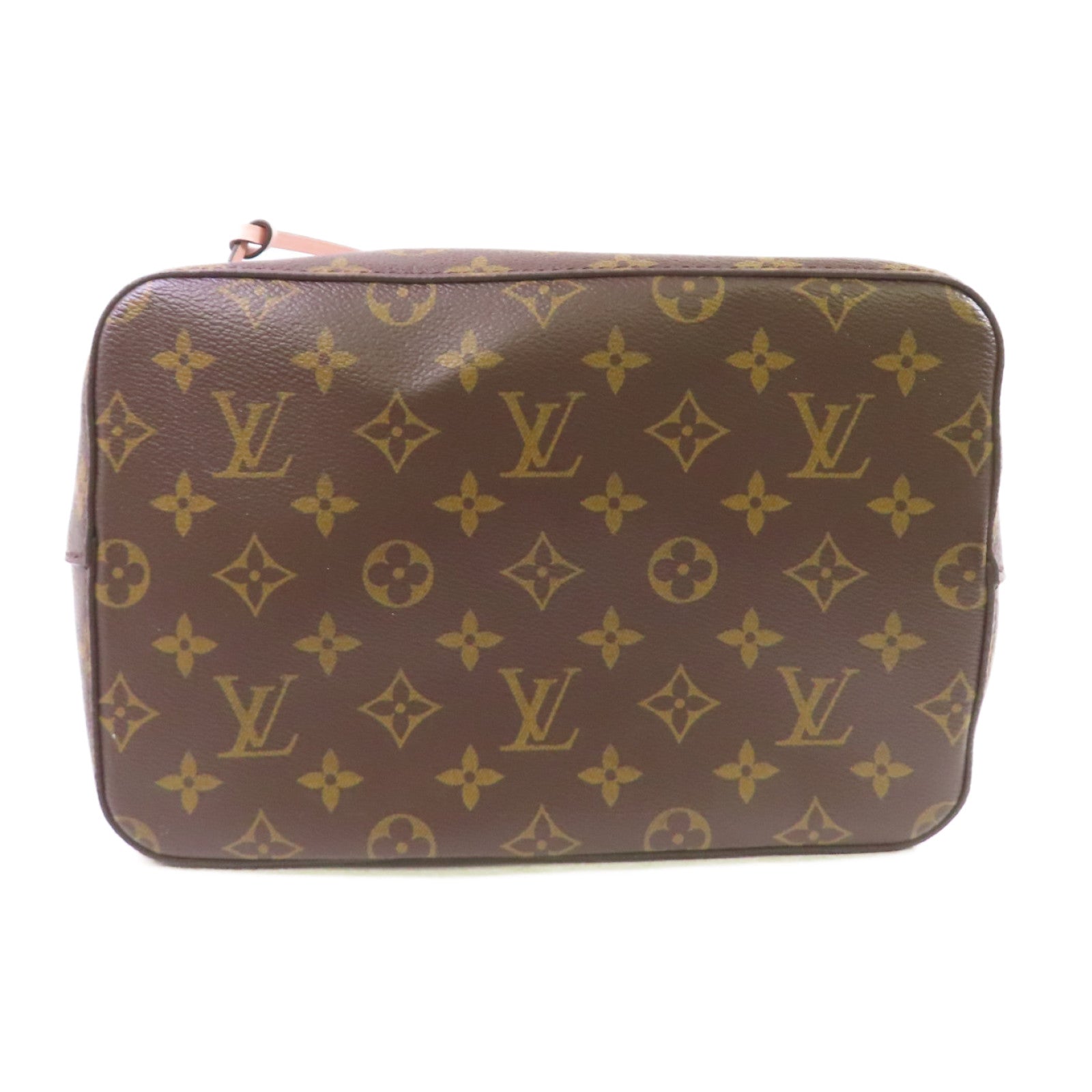 LOUIS VUITTON Monogram NeoNoe MM Shoulder Bag金扣肩背袋啡色/粉紅色