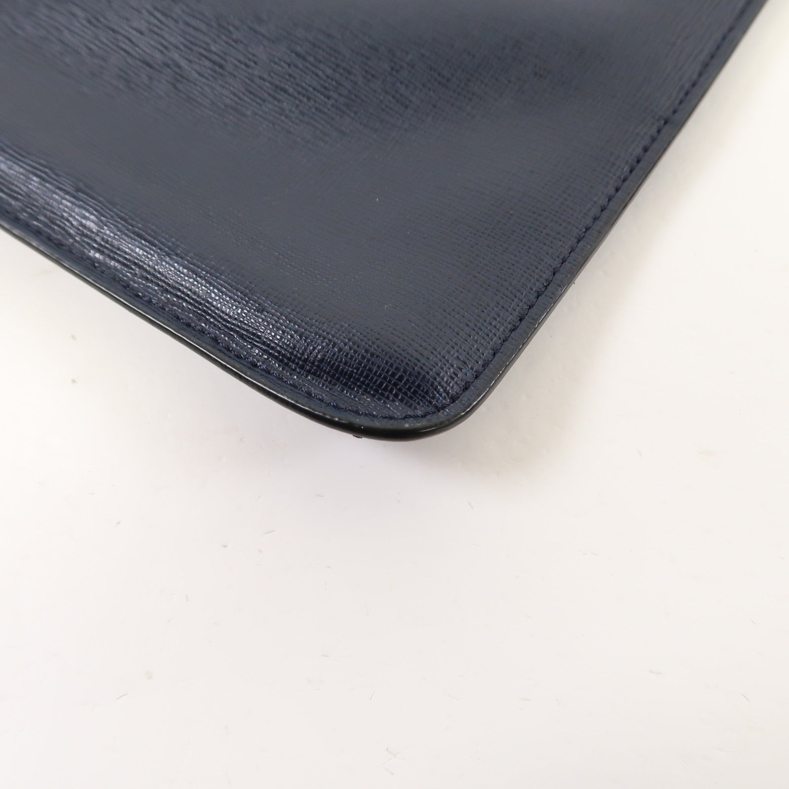 FENDI 【激減優惠】牛皮皮革Monster Clutch Bag銀扣手拿包藍色/紅色/銀色