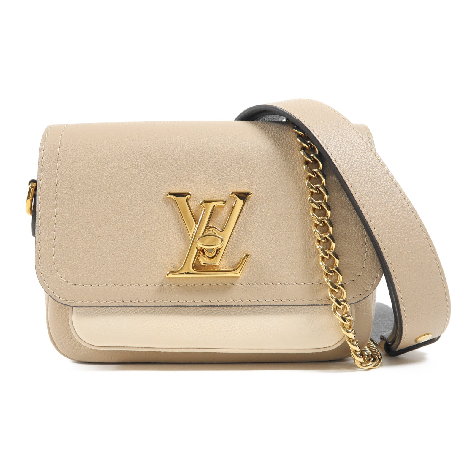 LOUIS VUITTON 【激減優惠】牛皮皮革Lockme Tender金扣手挽肩背兩用袋
