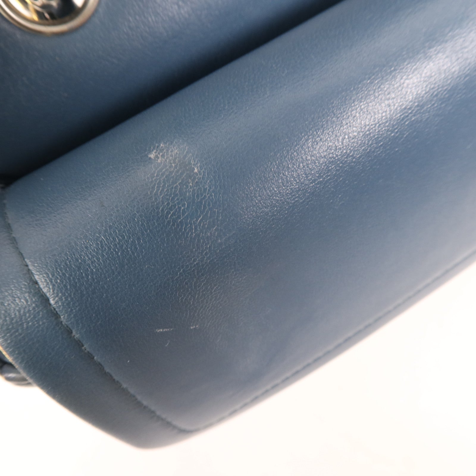 CHANEL 羊皮皮革Classic 25銀扣鏈帶肩背袋