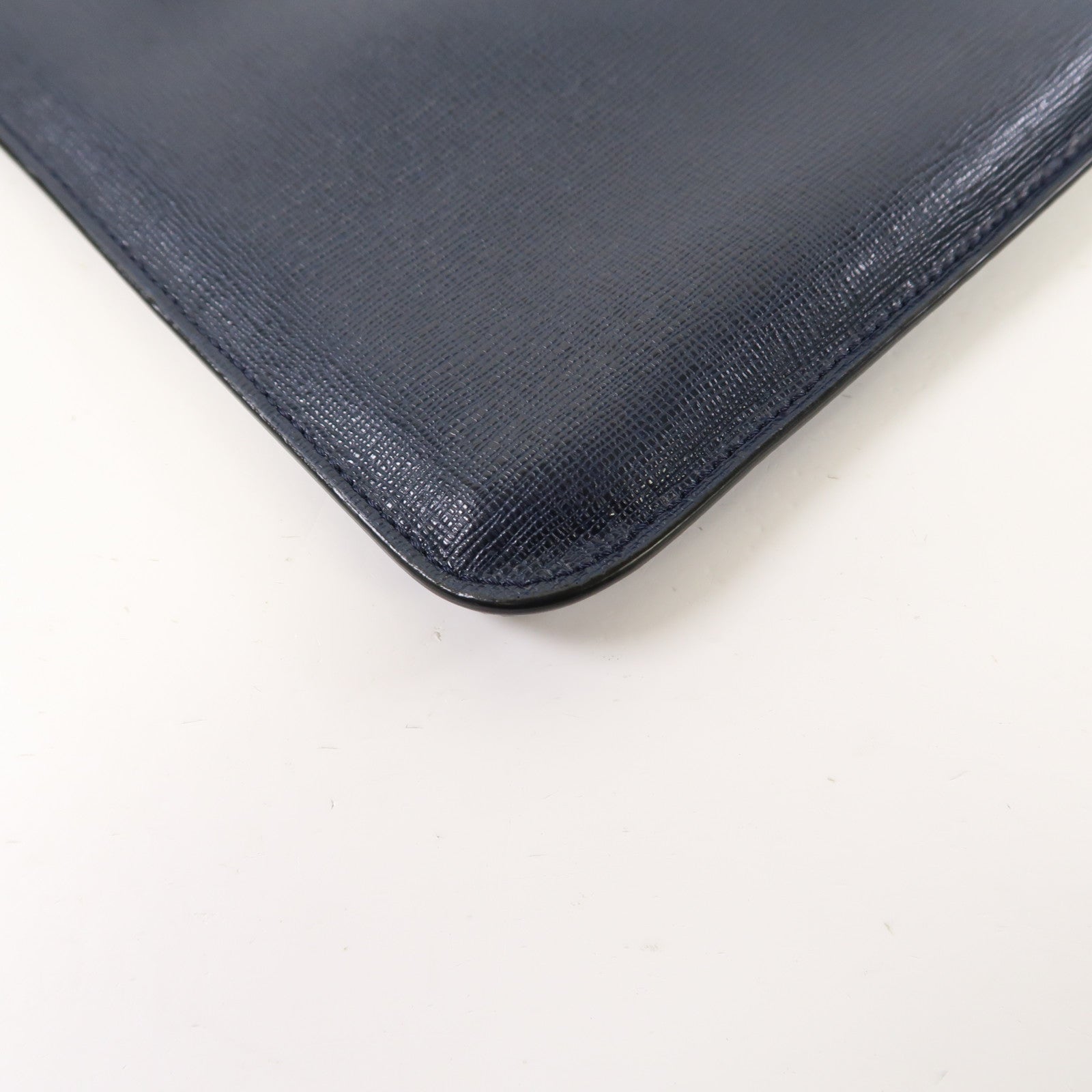 FENDI 【激減優惠】牛皮皮革Monster Clutch Bag銀扣手拿包藍色/紅色/銀色