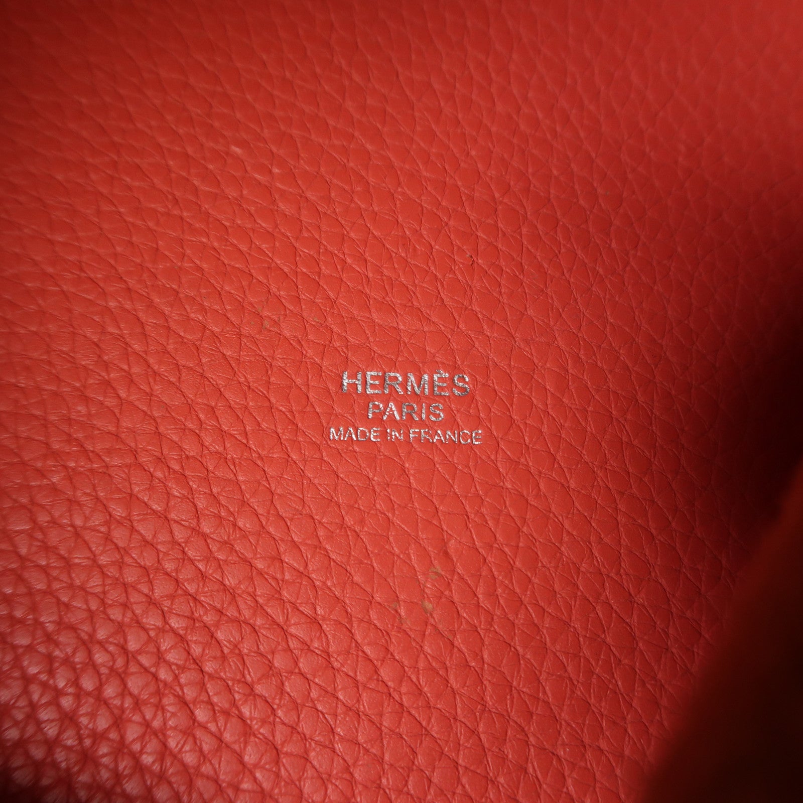 HERMES Clemence皮革Picotin MM銀扣手挽袋