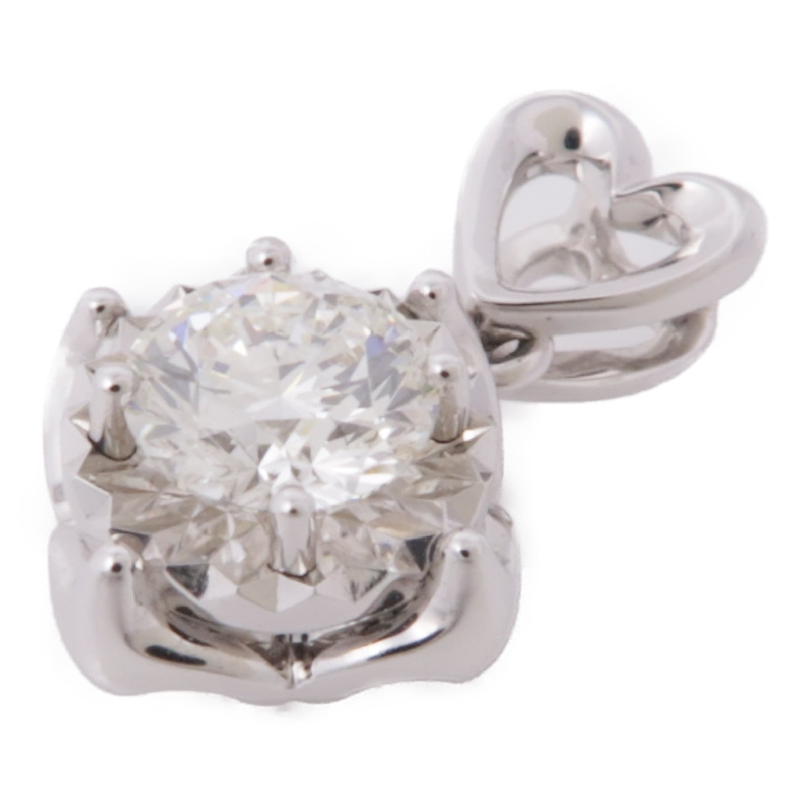 JEWELRY 18K白金Pendant鑽石吊墜
