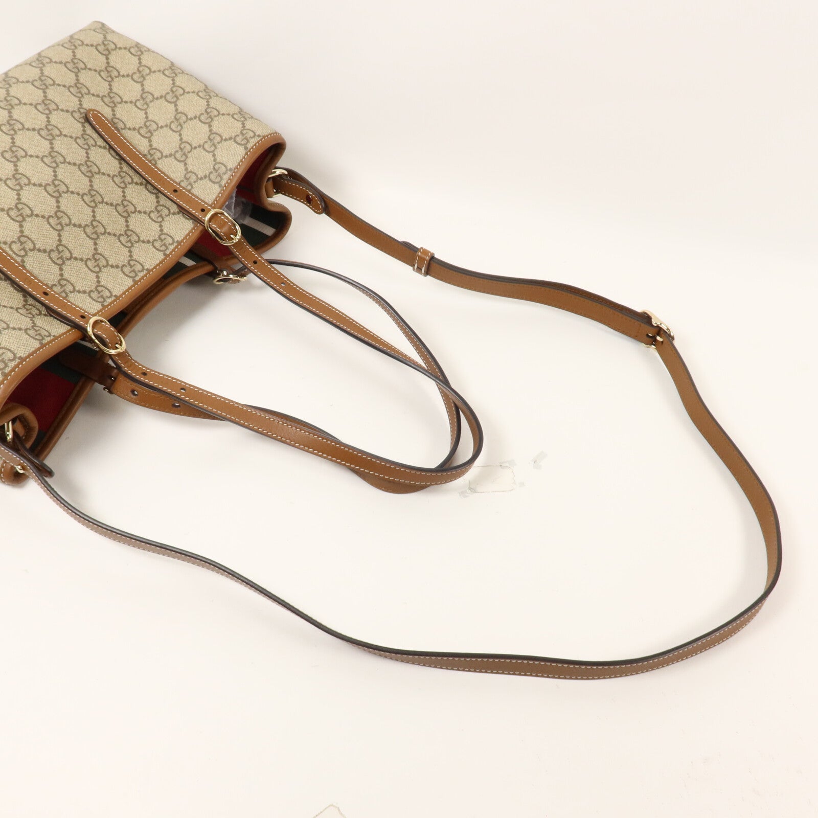 GUCCI 塗層帆布GG Emblem Medium Tote bag手挽肩背兩用袋