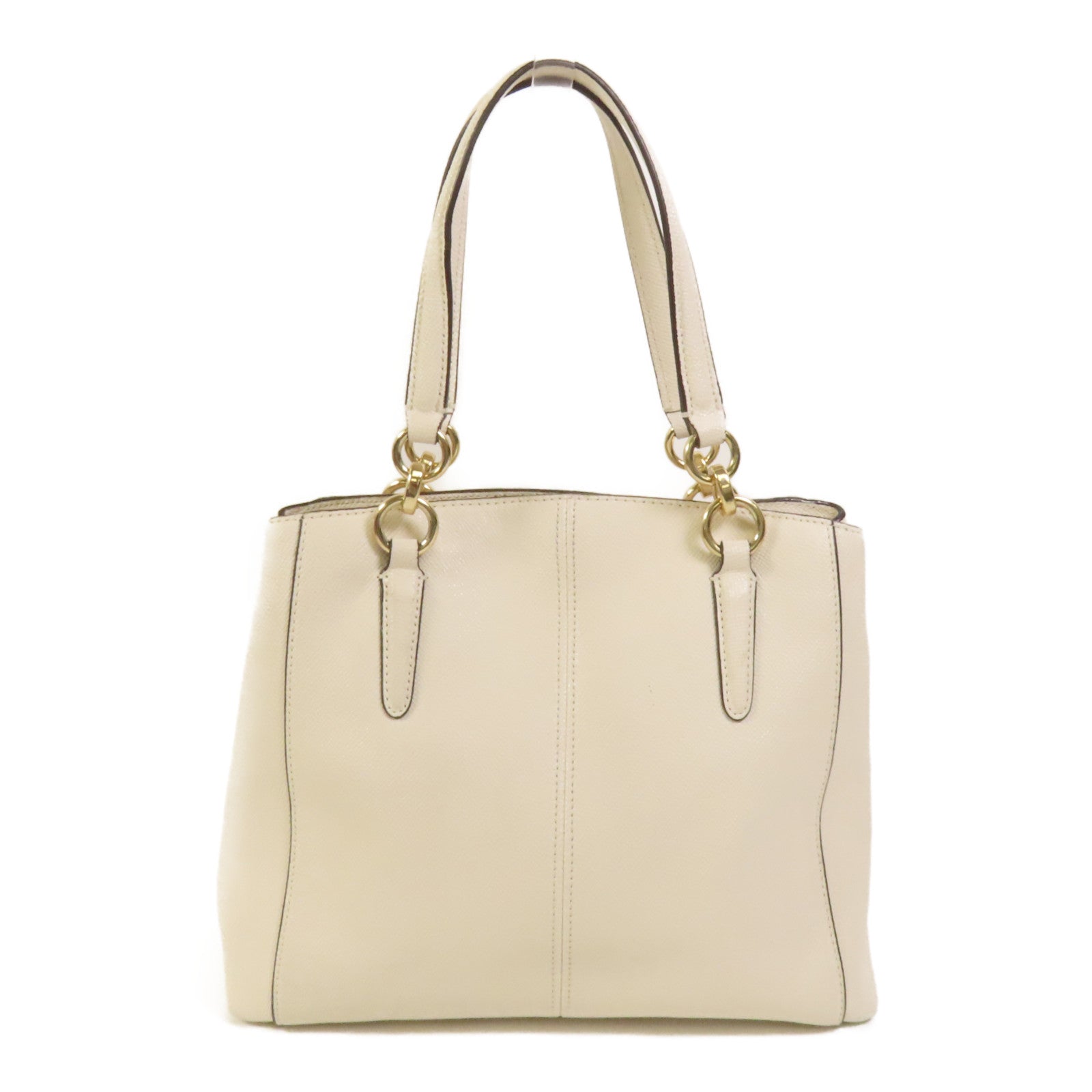 COACH 牛皮皮革Shoulder Bag金扣手挽肩背兩用袋