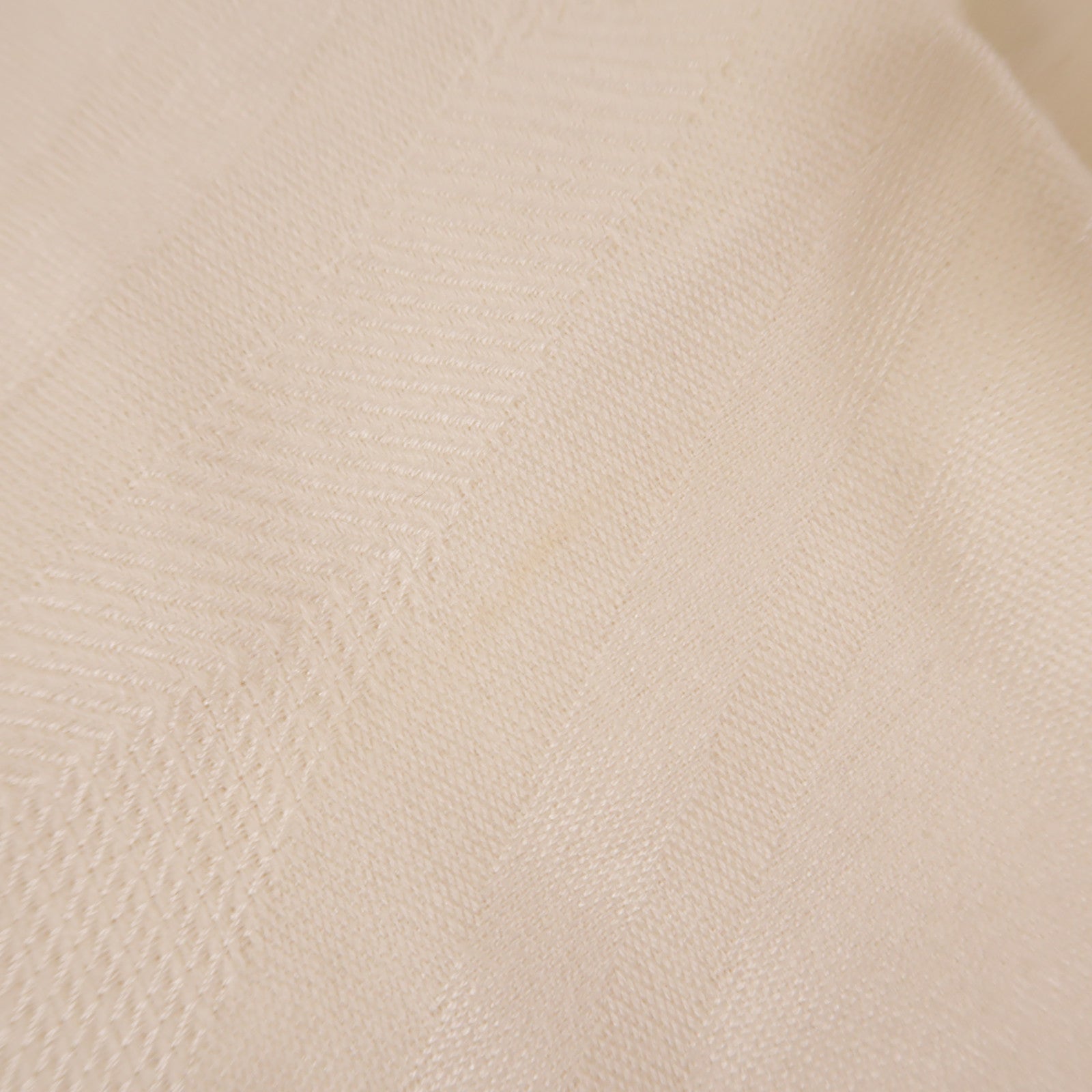 HERMES Scarf White Cashmere Silk