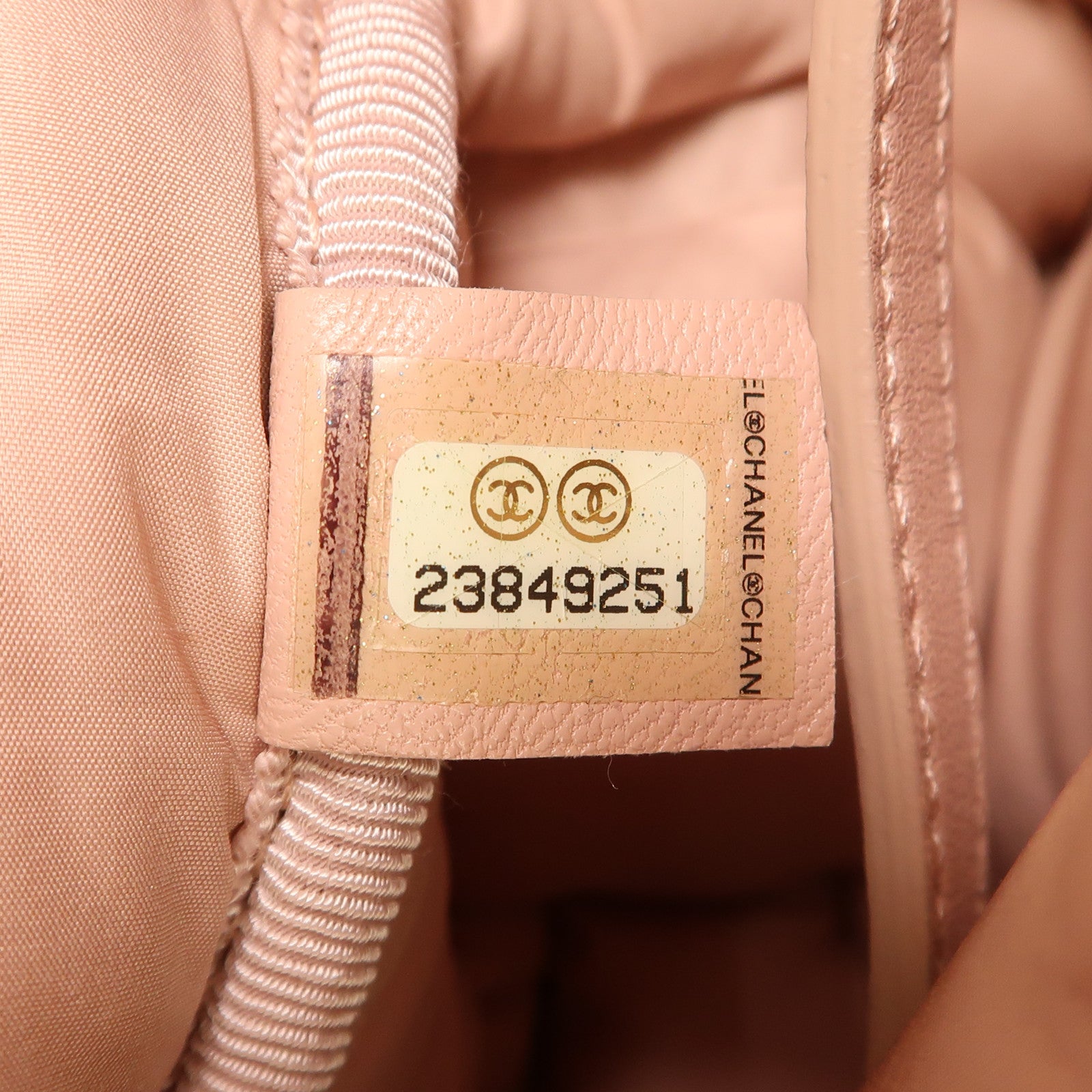 CHANEL 斜紋軟呢Shoulder Bag金扣手挽肩背兩用袋