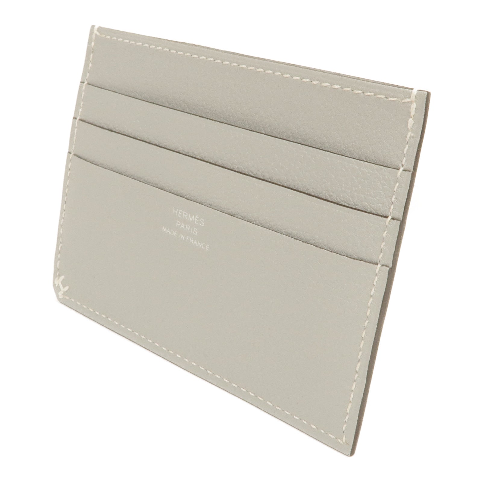 HERMES Evercolor皮革H Sellier Card Holder卡片套Bleu Glacier