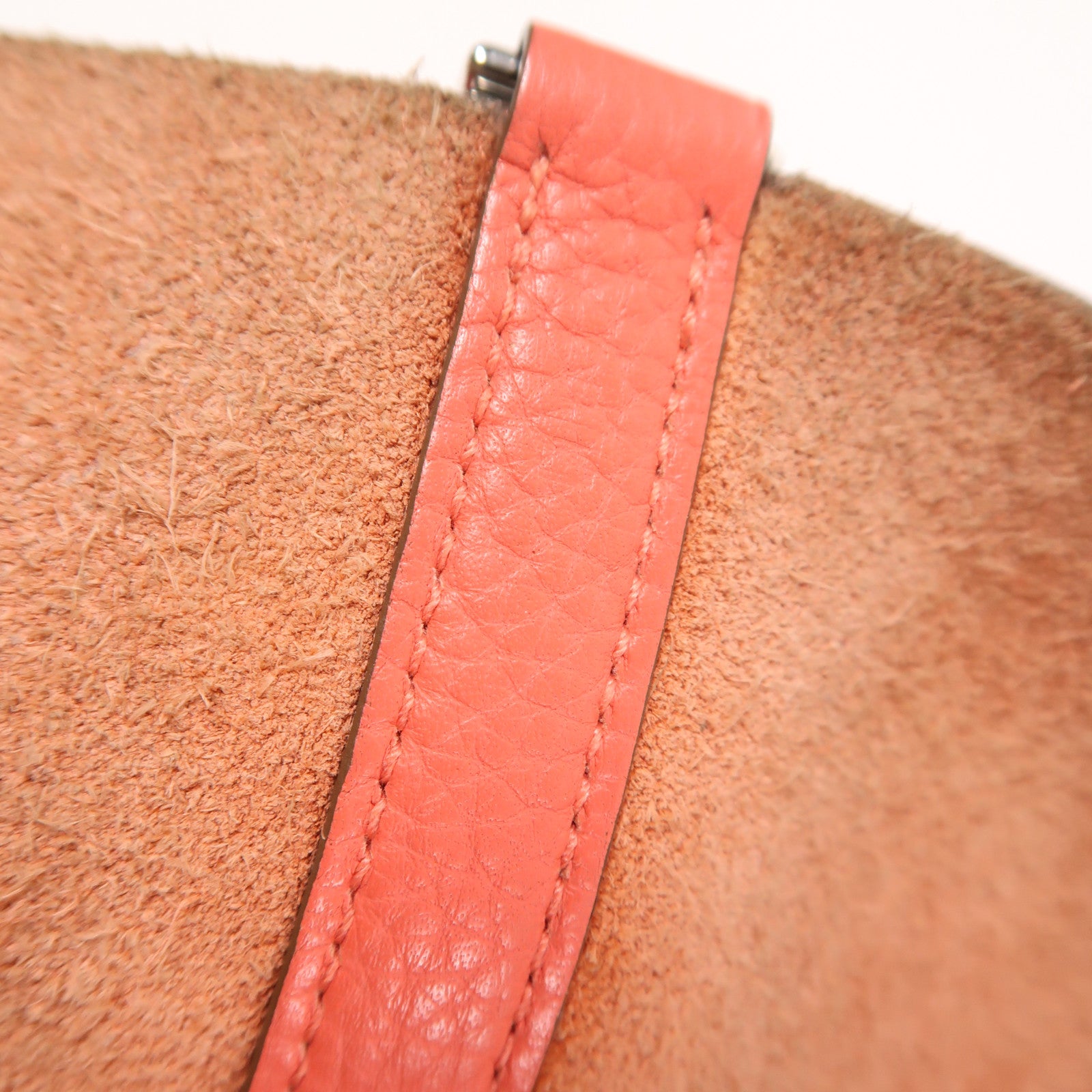 HERMES Clemence皮革Picotin MM銀扣手挽袋