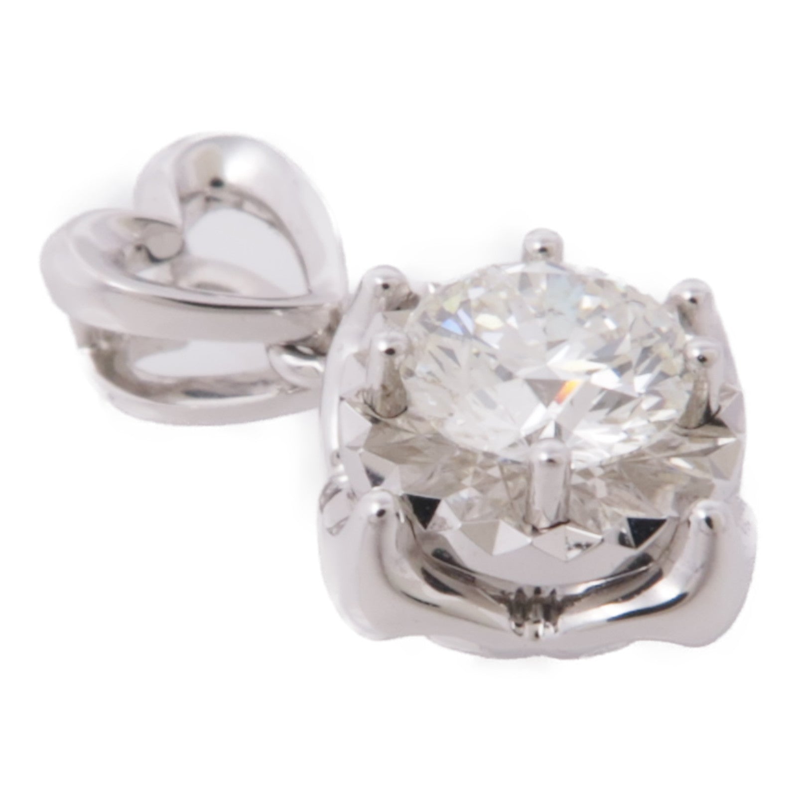 JEWELRY 18K白金Pendant鑽石吊墜