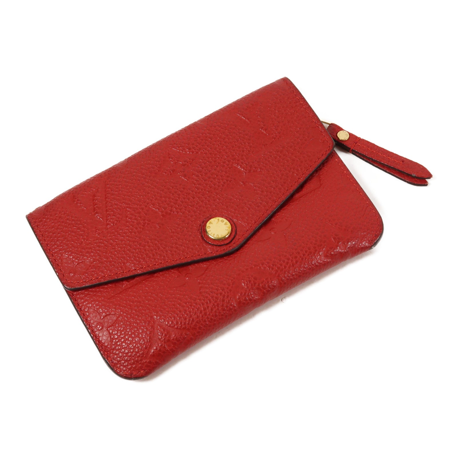 LOUIS VUITTON Monogram Empreinte Card Case金扣卡片套