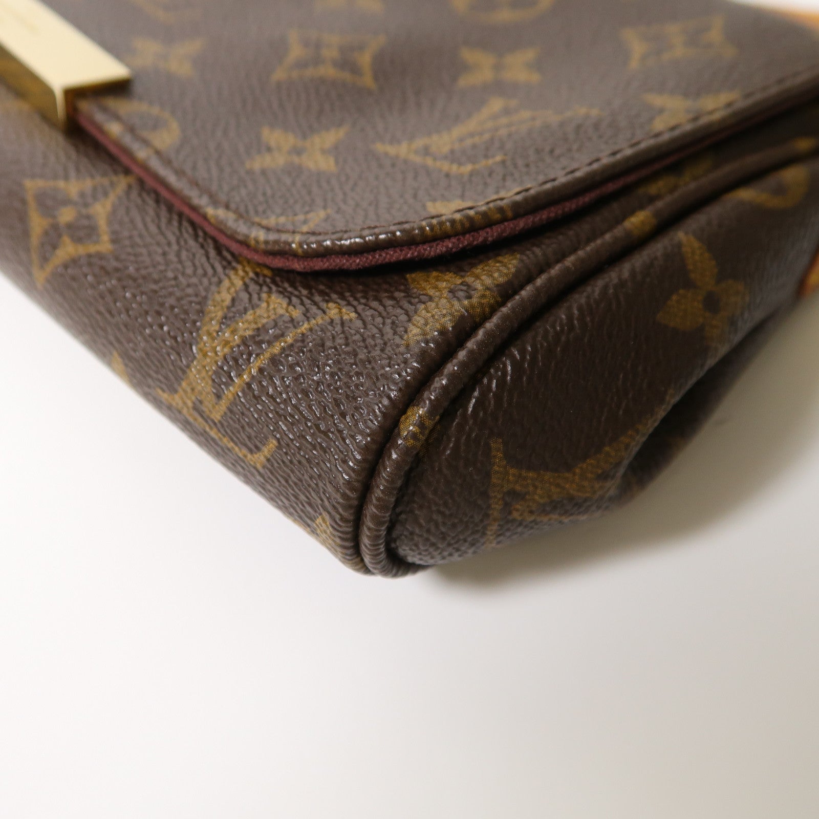 LOUIS VUITTON Monogram Favorite PM金扣手挽肩背兩用袋啡色