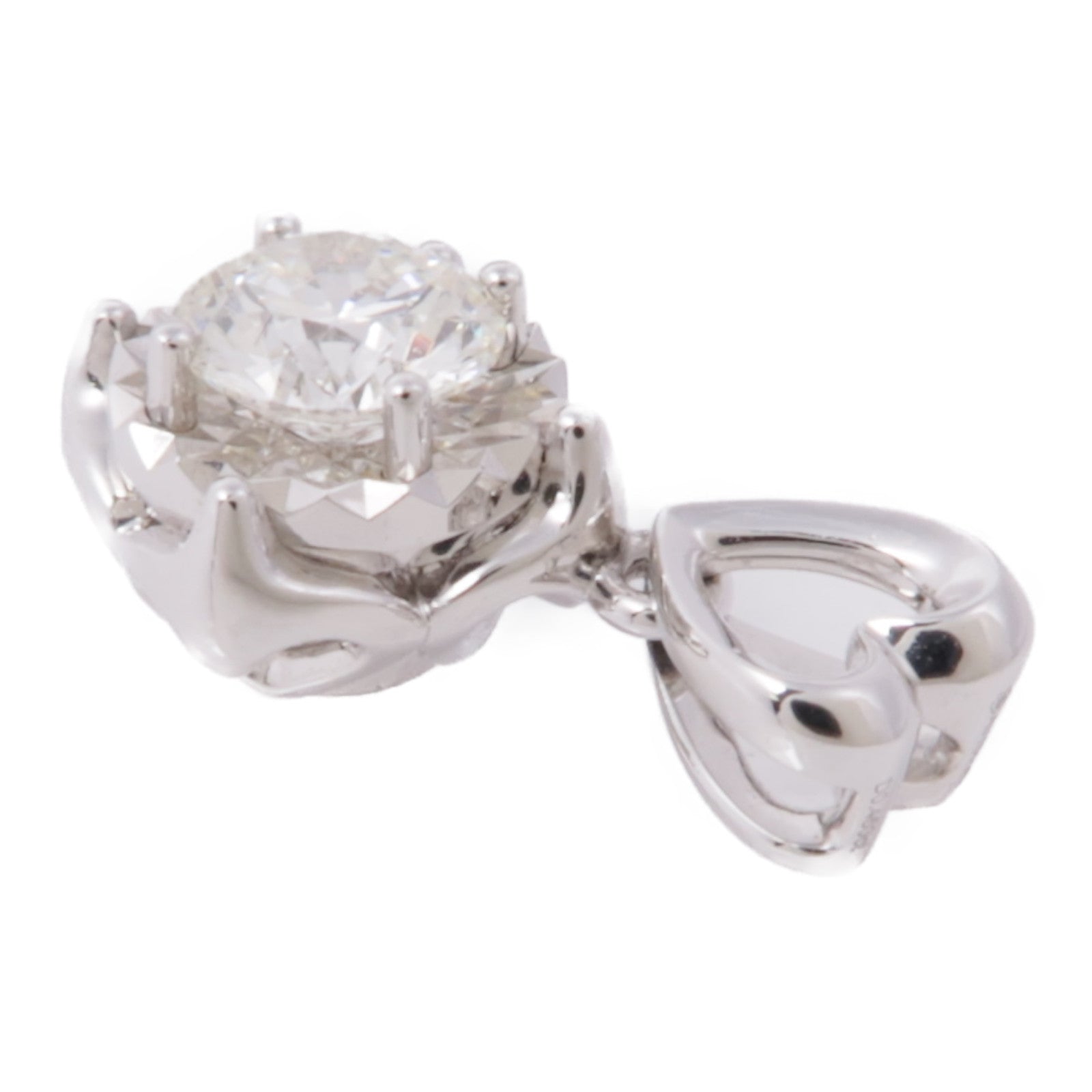 JEWELRY 18K白金Pendant鑽石吊墜
