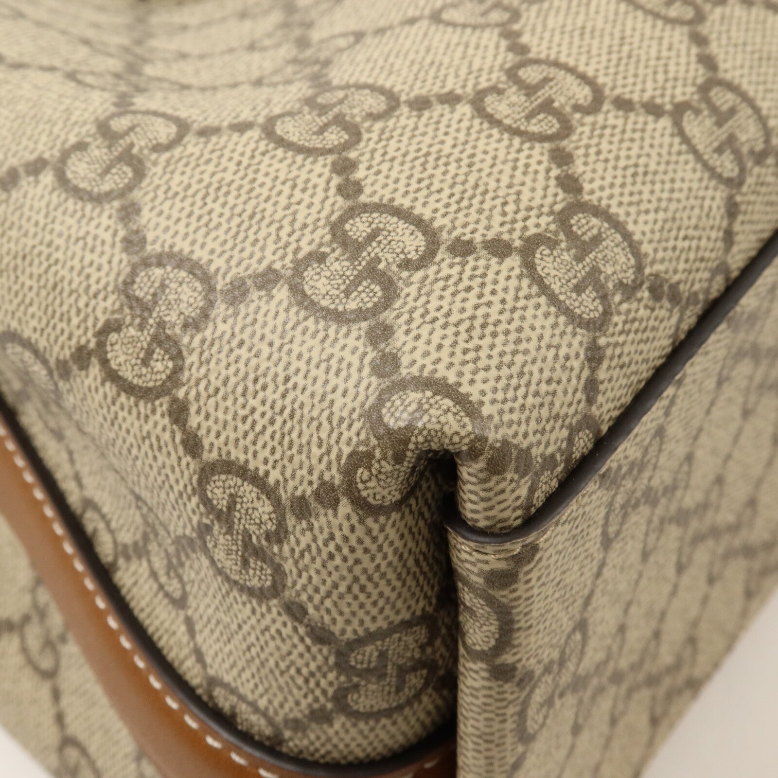 GUCCI 塗層帆布GG Emblem Medium Tote bag手挽肩背兩用袋
