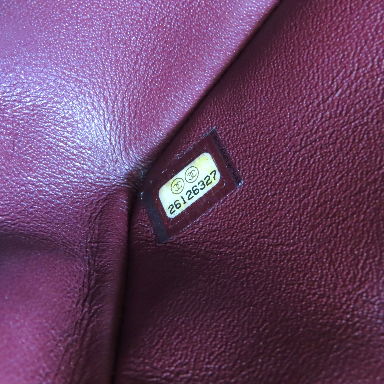 CHANEL 【激減優惠】菱格羊毛Mini Classic Chain Shoulder Bag金扣鏈帶肩背袋深藍色
