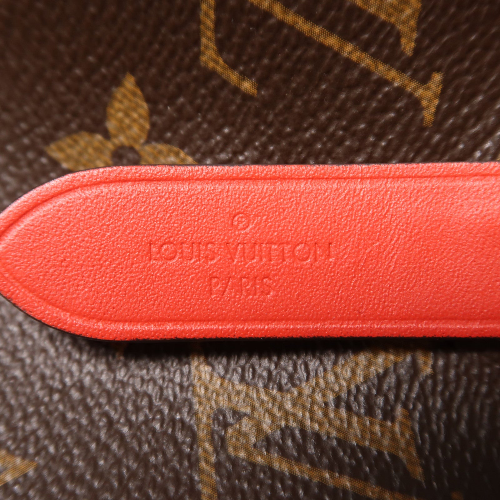 LOUIS VUITTON GHW Neo Noe Bucket Bag Shoulder Handbag M44021 Monogram Coquelicot