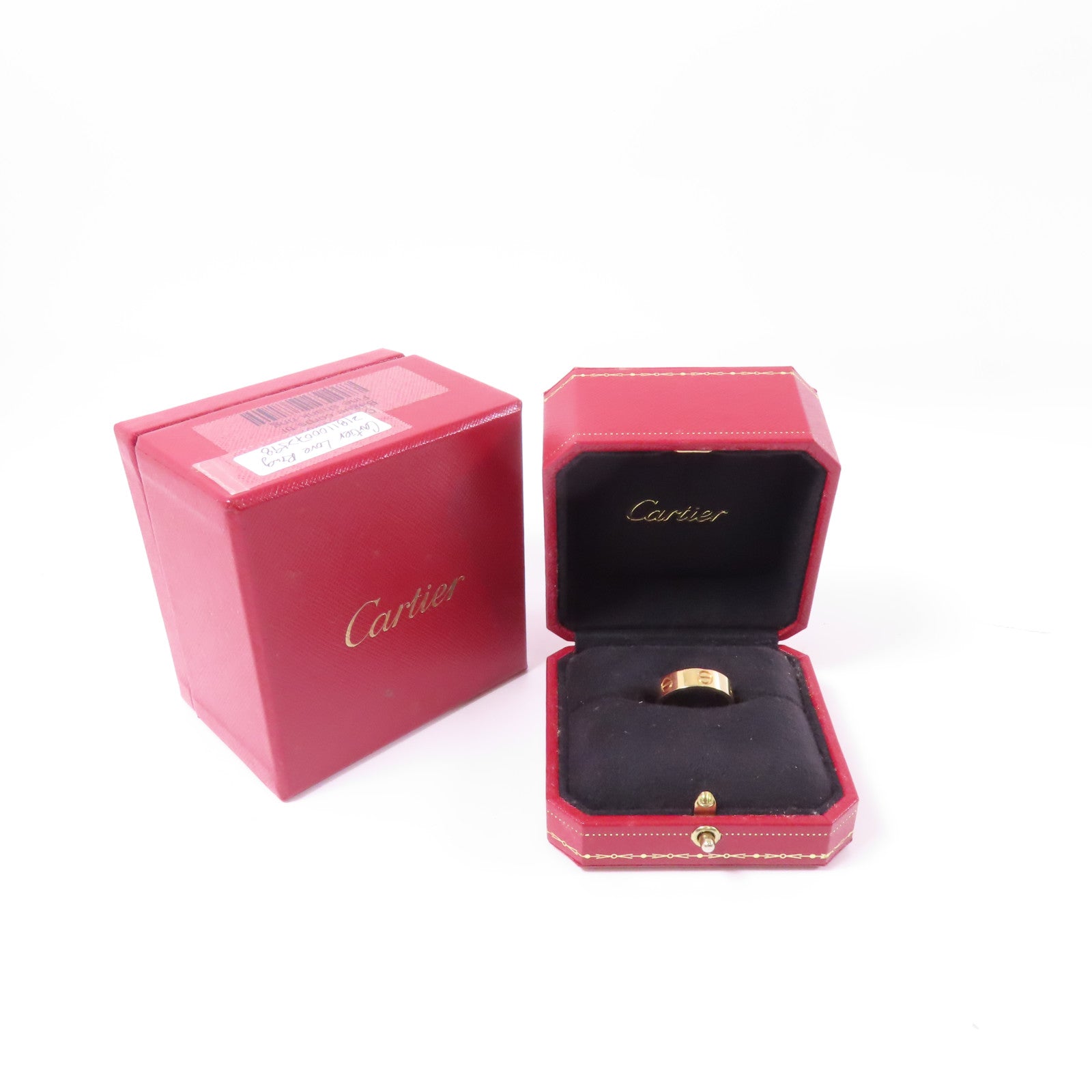 CARTIER 18K黄金Love Ring戒指Cartier#55/US#7.25