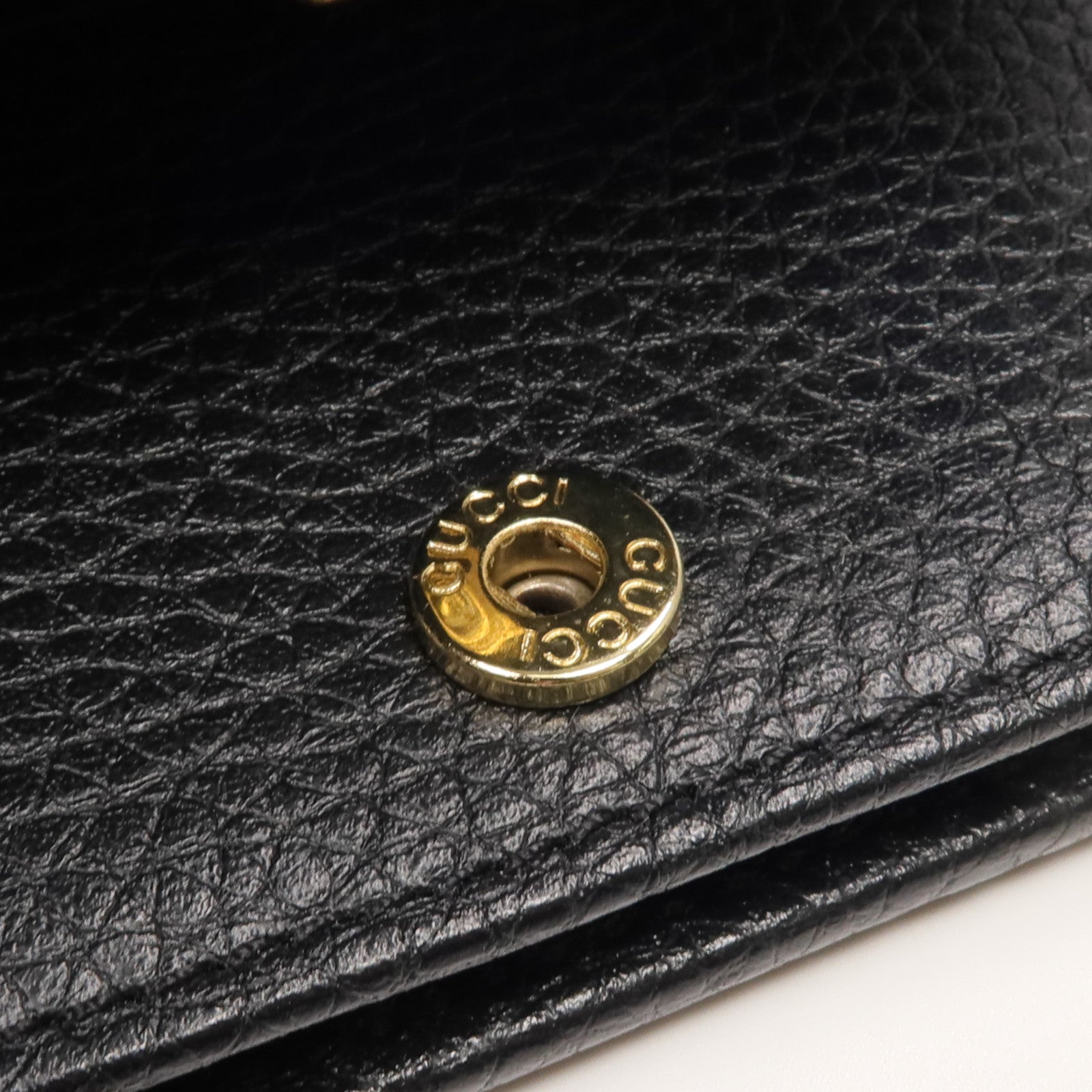 GUCCI 牛皮皮革Wallet金扣錢包