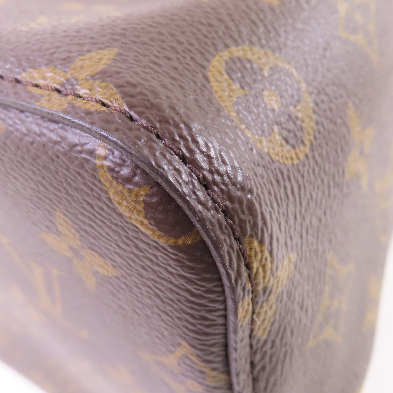 LOUIS VUITTON Monogram NeoNoe MM Shoulder Bag金扣肩背袋啡色/粉紅色