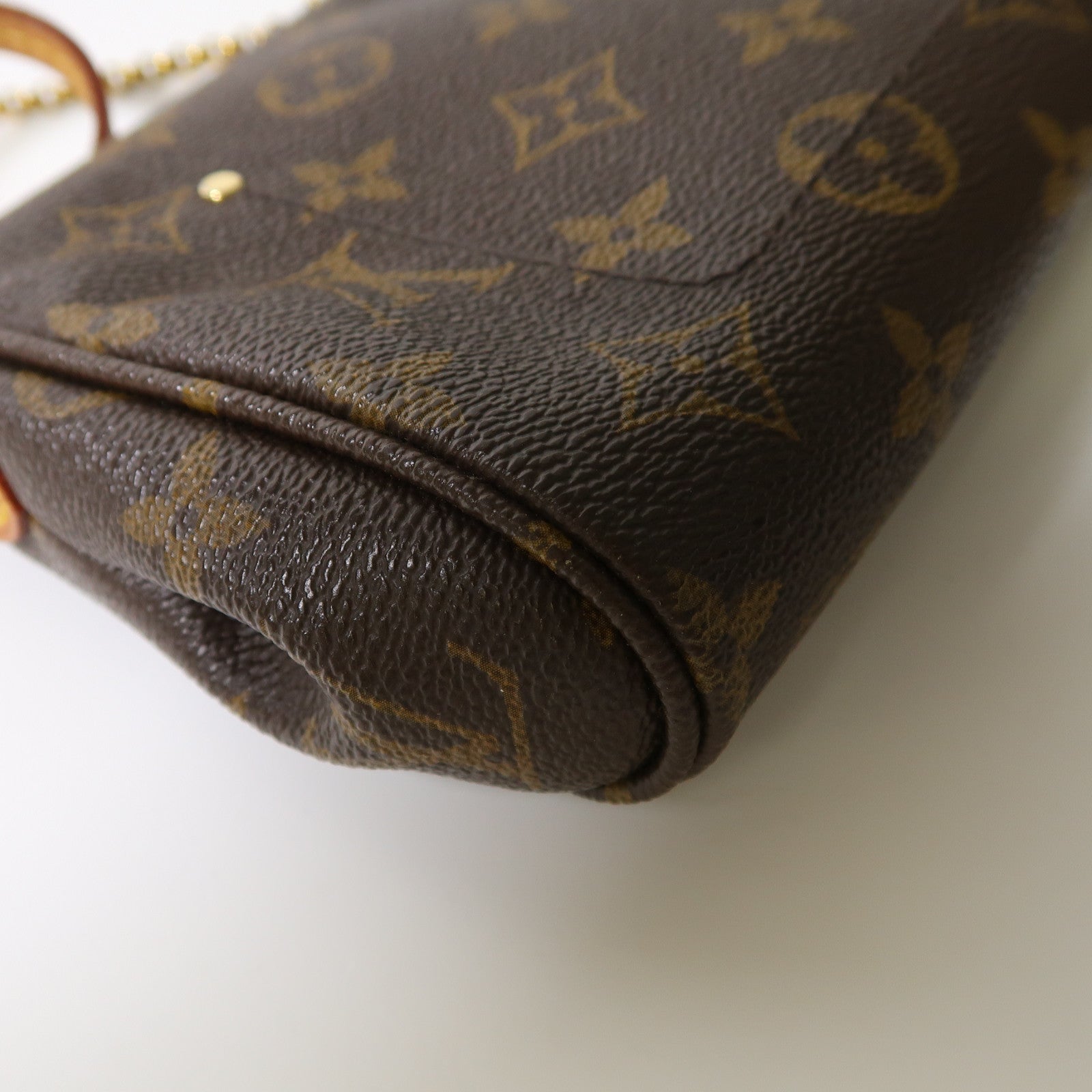 LOUIS VUITTON Monogram Favorite PM金扣手挽肩背兩用袋啡色