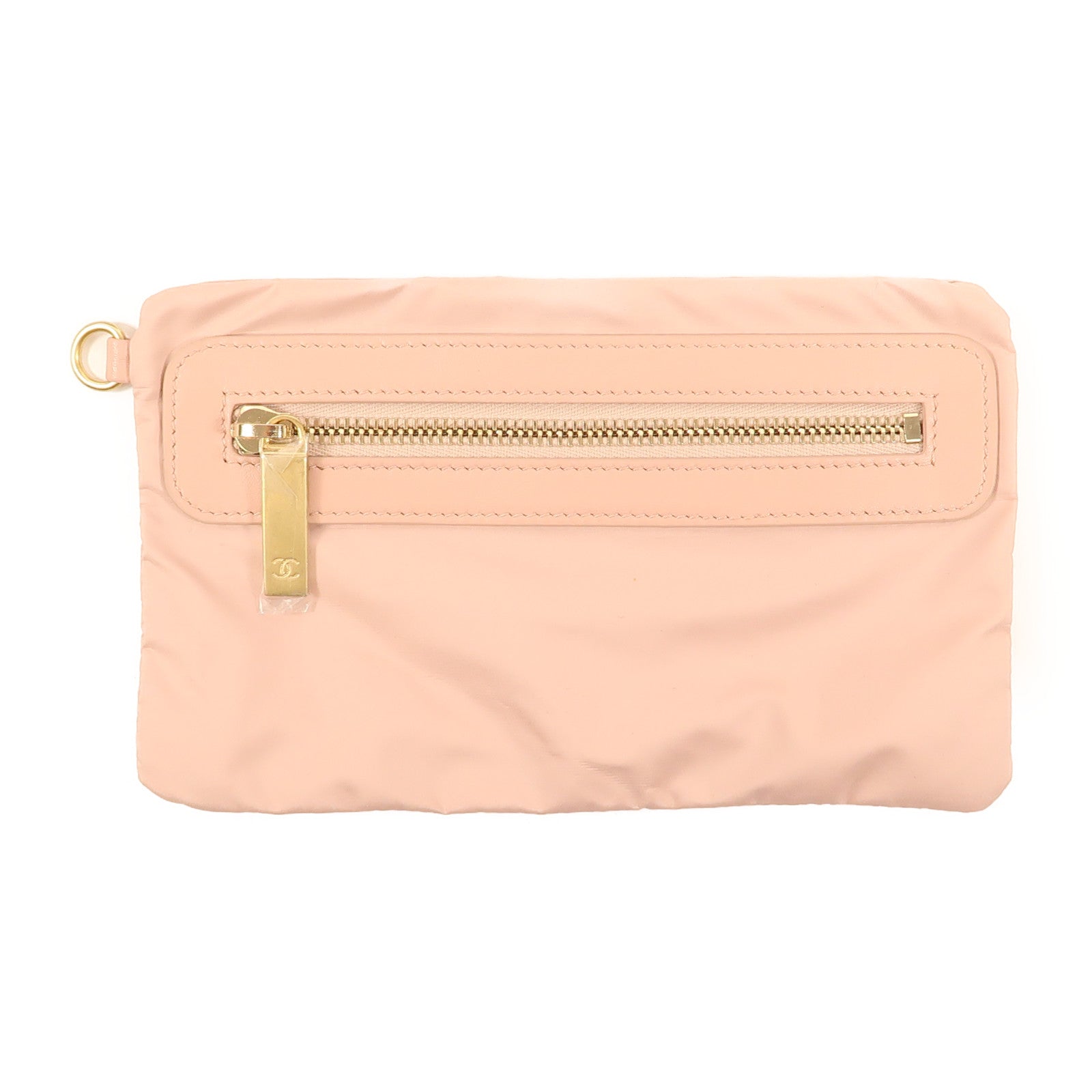 CHANEL 斜紋軟呢Shoulder Bag金扣手挽肩背兩用袋