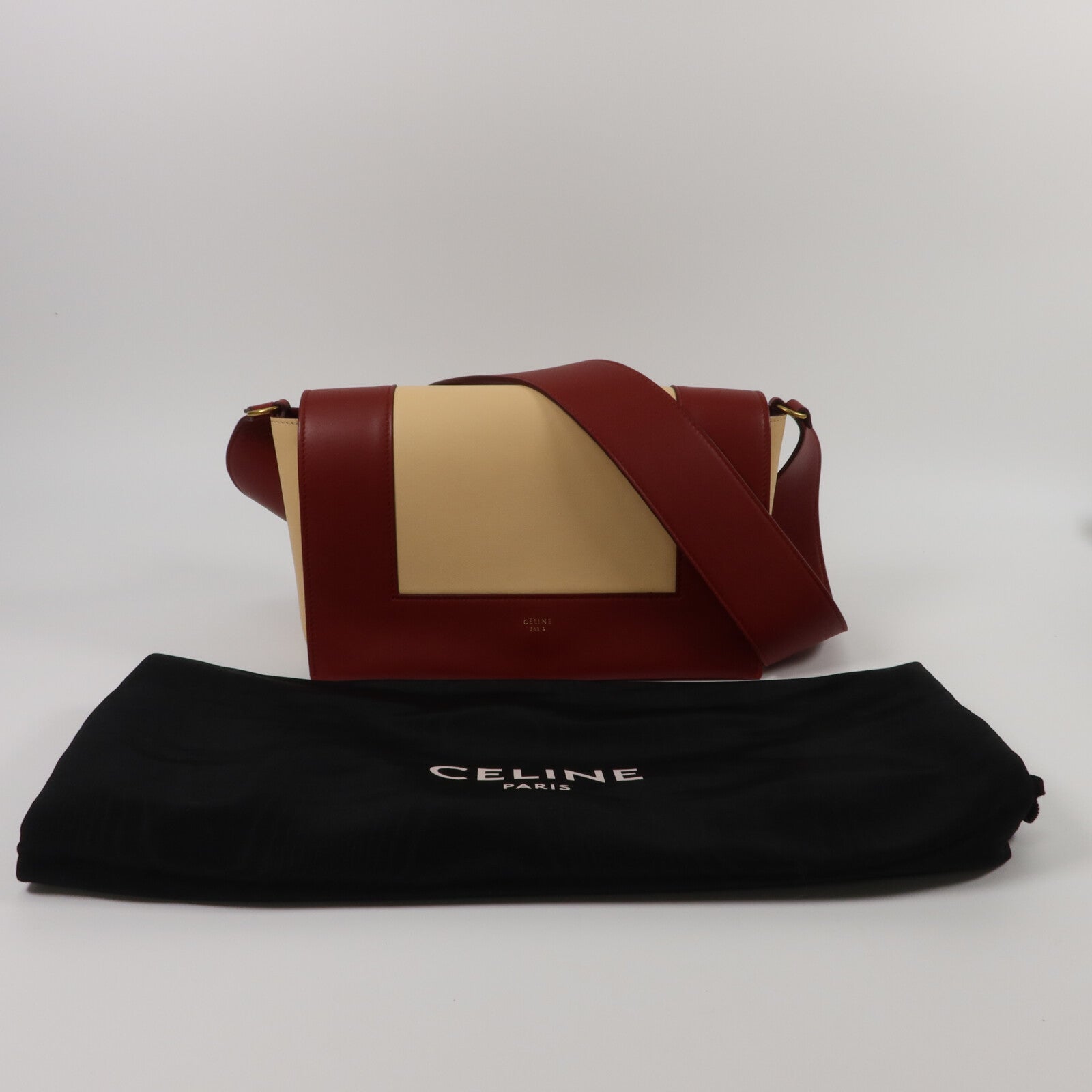 CELINE 牛皮皮革Frame肩背袋
