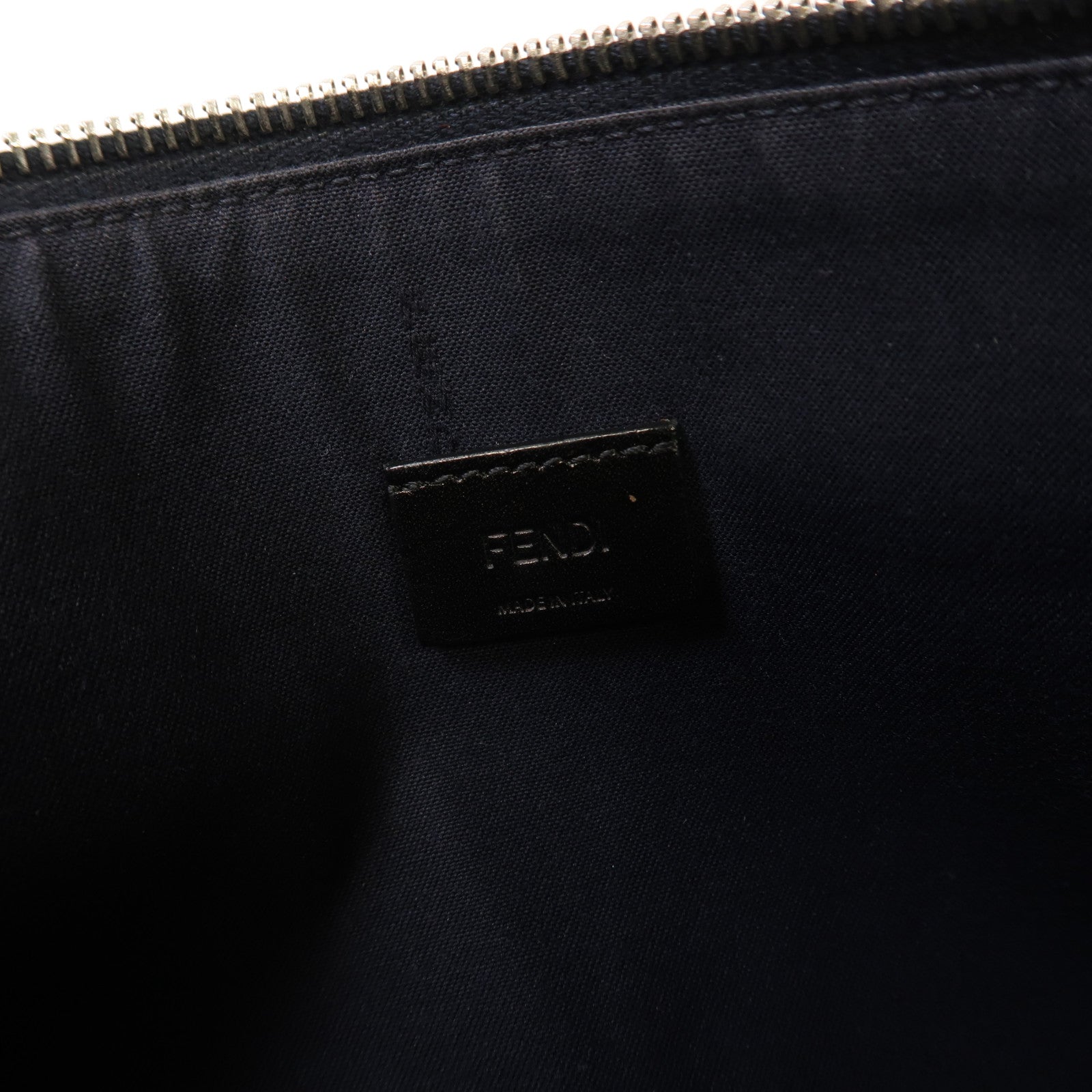 FENDI 【激減優惠】牛皮皮革Monster Clutch Bag銀扣手拿包藍色/紅色/銀色