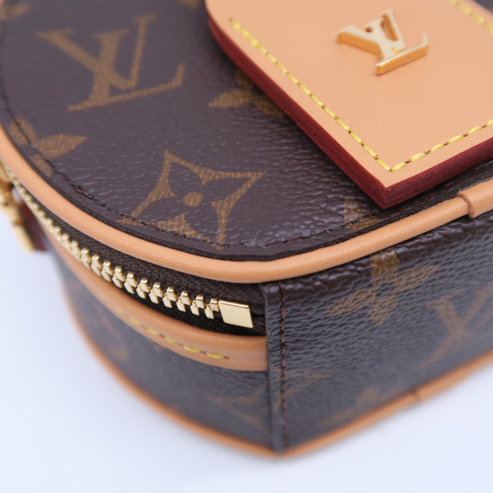 LOUIS VUITTON 【清倉大減價】Monogram Mini Boite Chapeau金扣手挽肩背兩用袋啡色