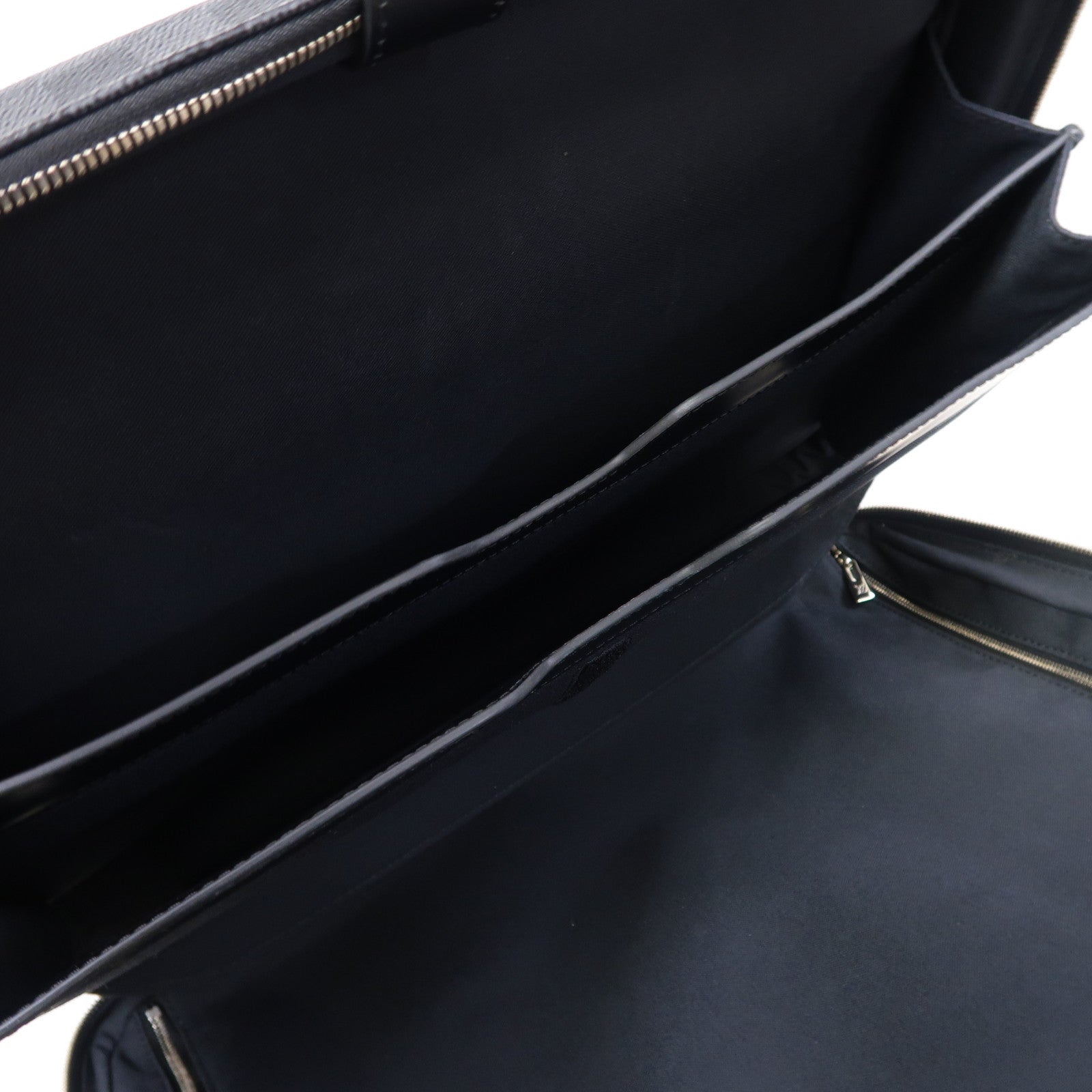 LOUIS VUITTON Damier Graphite Pilot Case銀扣行李箱黑色