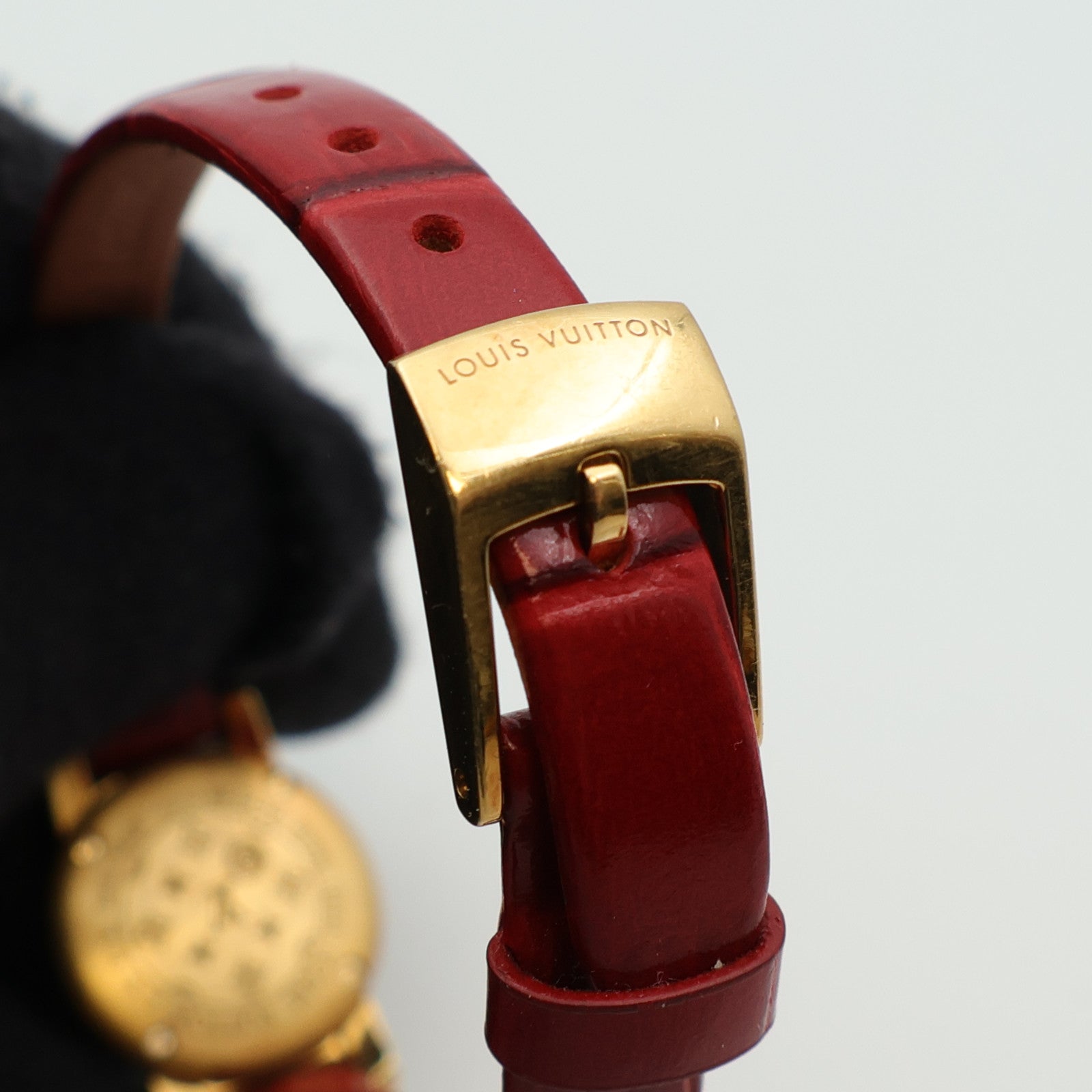 LOUIS VUITTON Tambour Bijou Watch Q151L