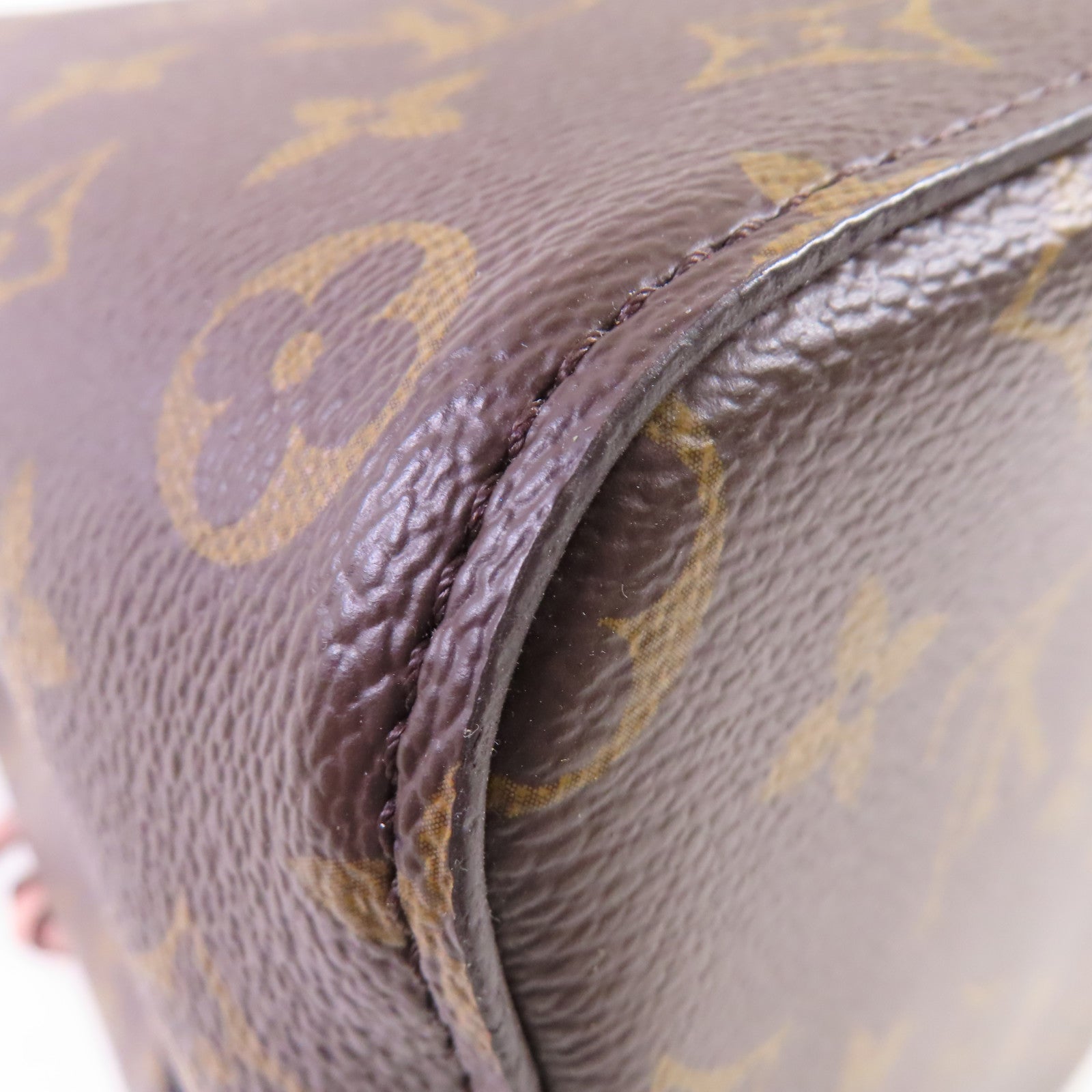 LOUIS VUITTON Monogram NeoNoe MM Shoulder Bag金扣肩背袋啡色/粉紅色