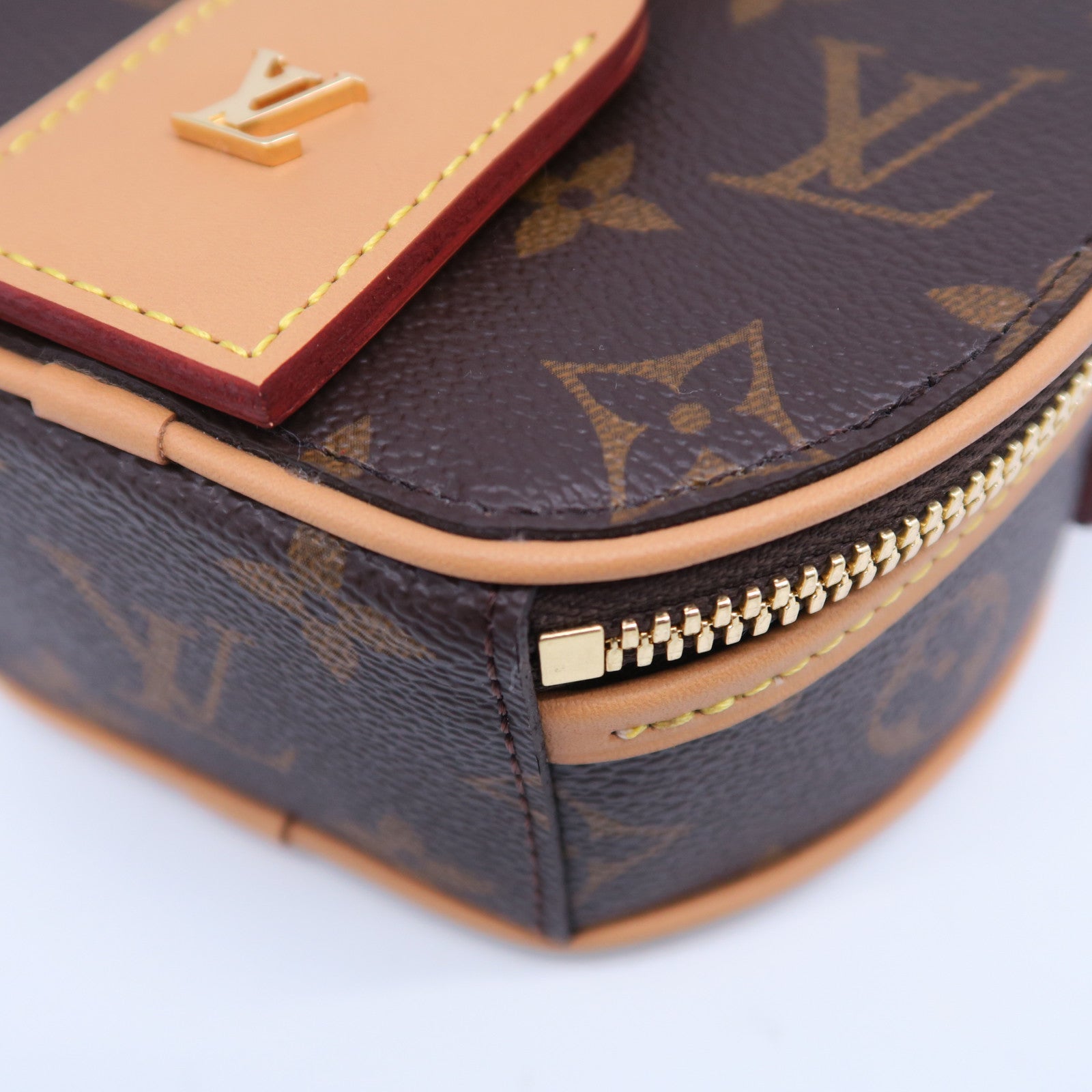 LOUIS VUITTON 【清倉大減價】Monogram Mini Boite Chapeau金扣手挽肩背兩用袋啡色
