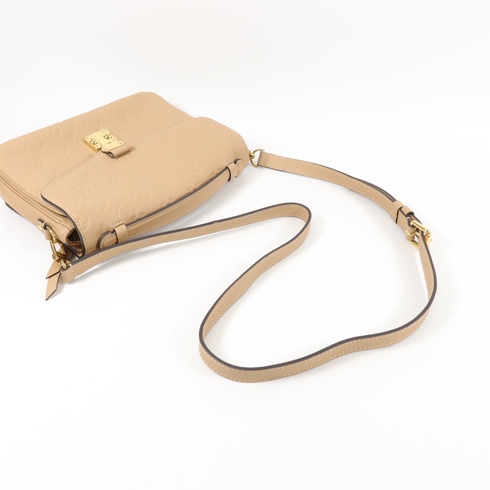 LOUIS VUITTON Monogram Empreinte Pochette Metis手挽肩背兩用袋