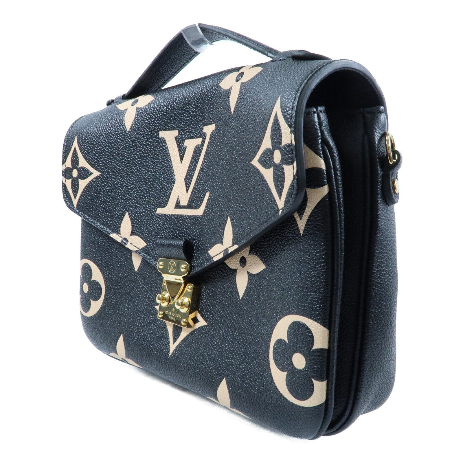 LOUIS VUITTON Monogram Empreinte Pochette Metis金扣手挽肩背兩用袋