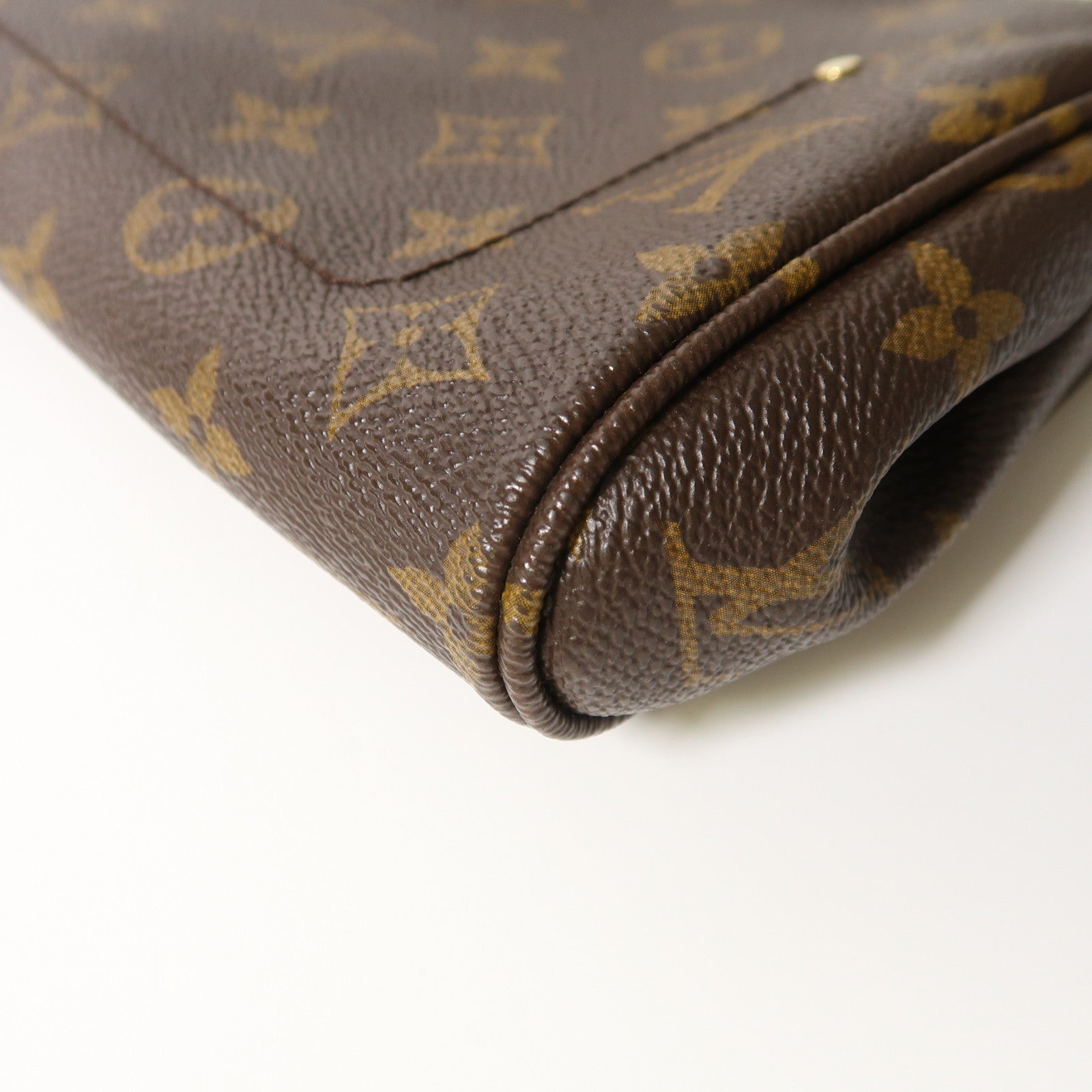 LOUIS VUITTON Monogram Favorite PM金扣手挽肩背兩用袋啡色