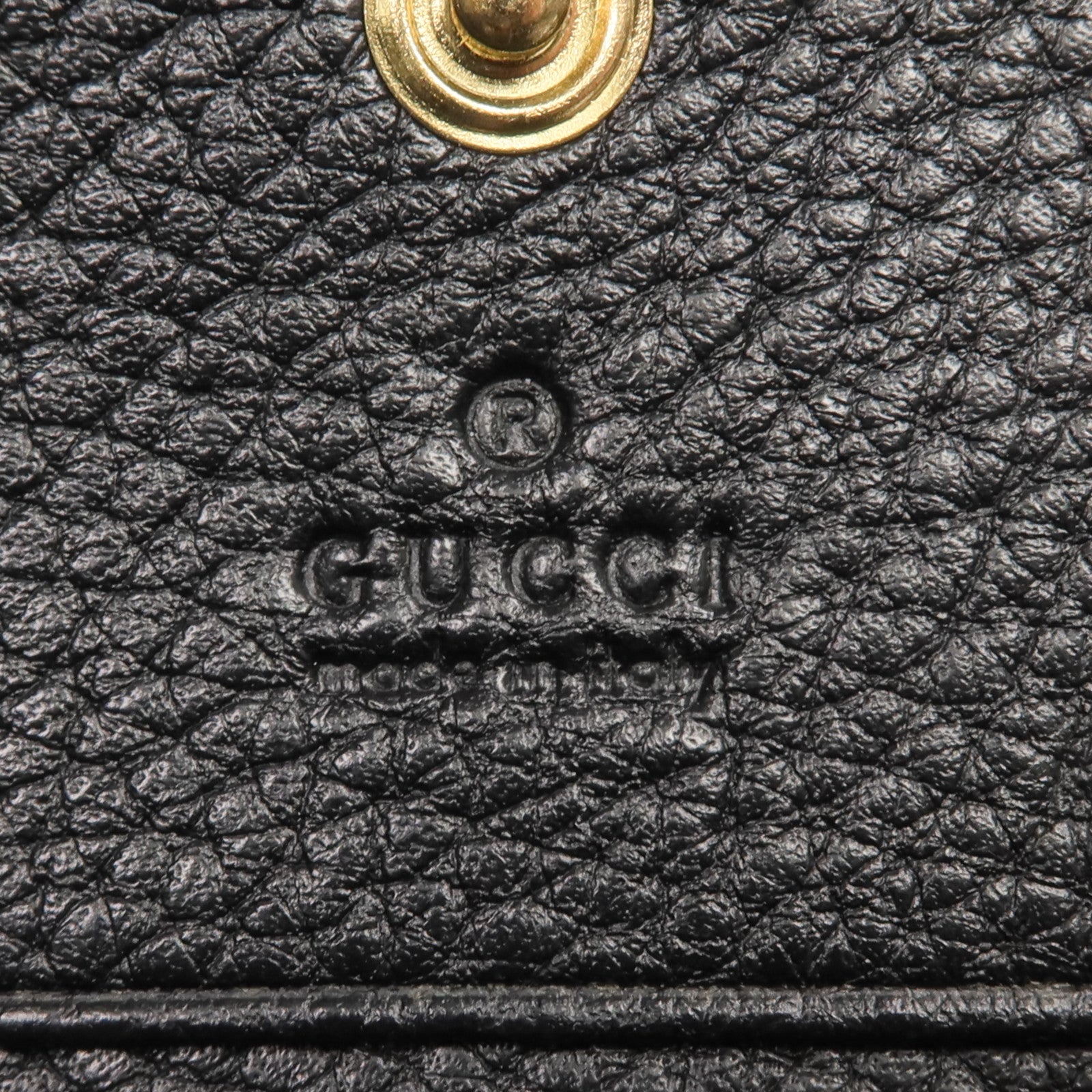 GUCCI 牛皮皮革Wallet金扣錢包