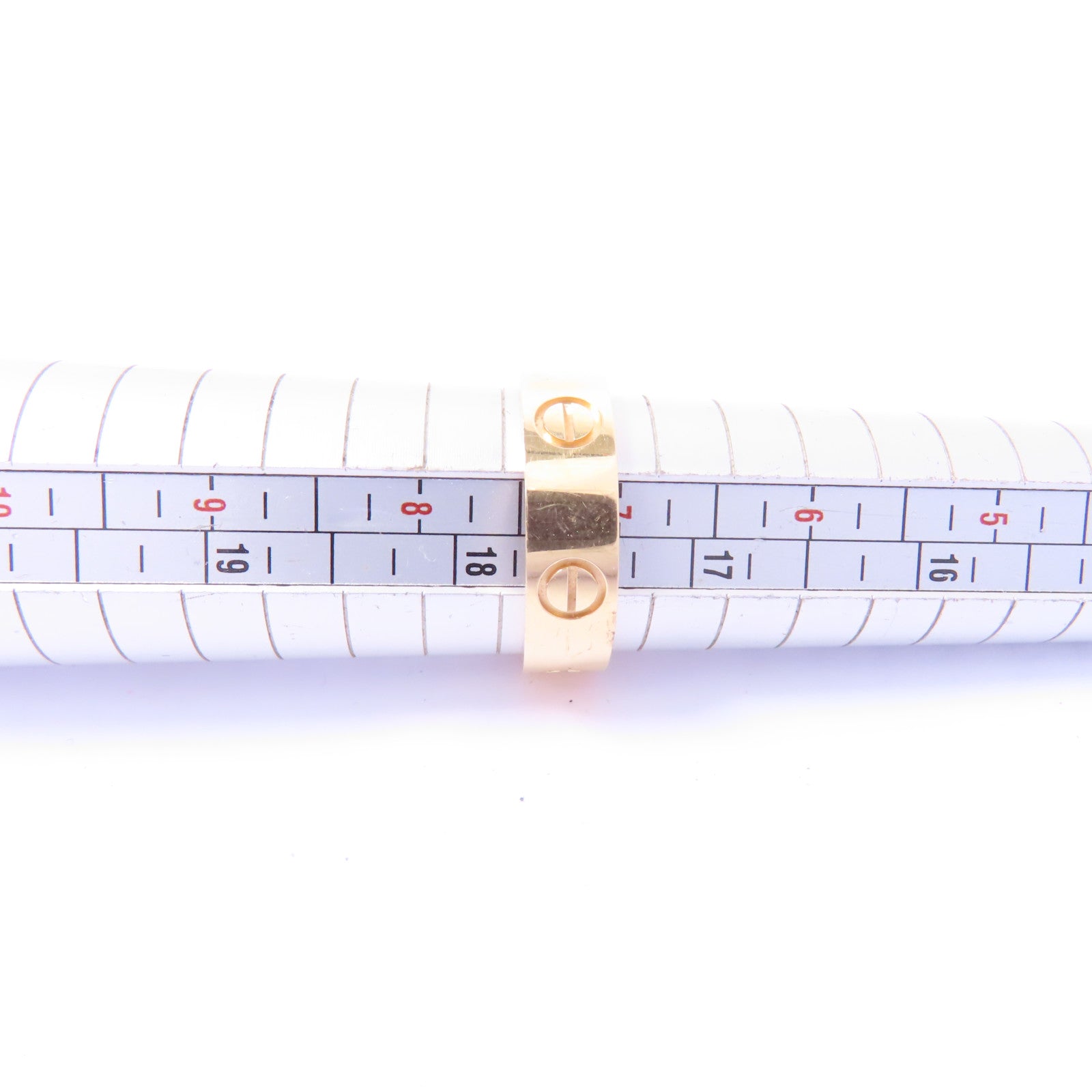 CARTIER 18K黄金Love Ring戒指Cartier#55/US#7.25