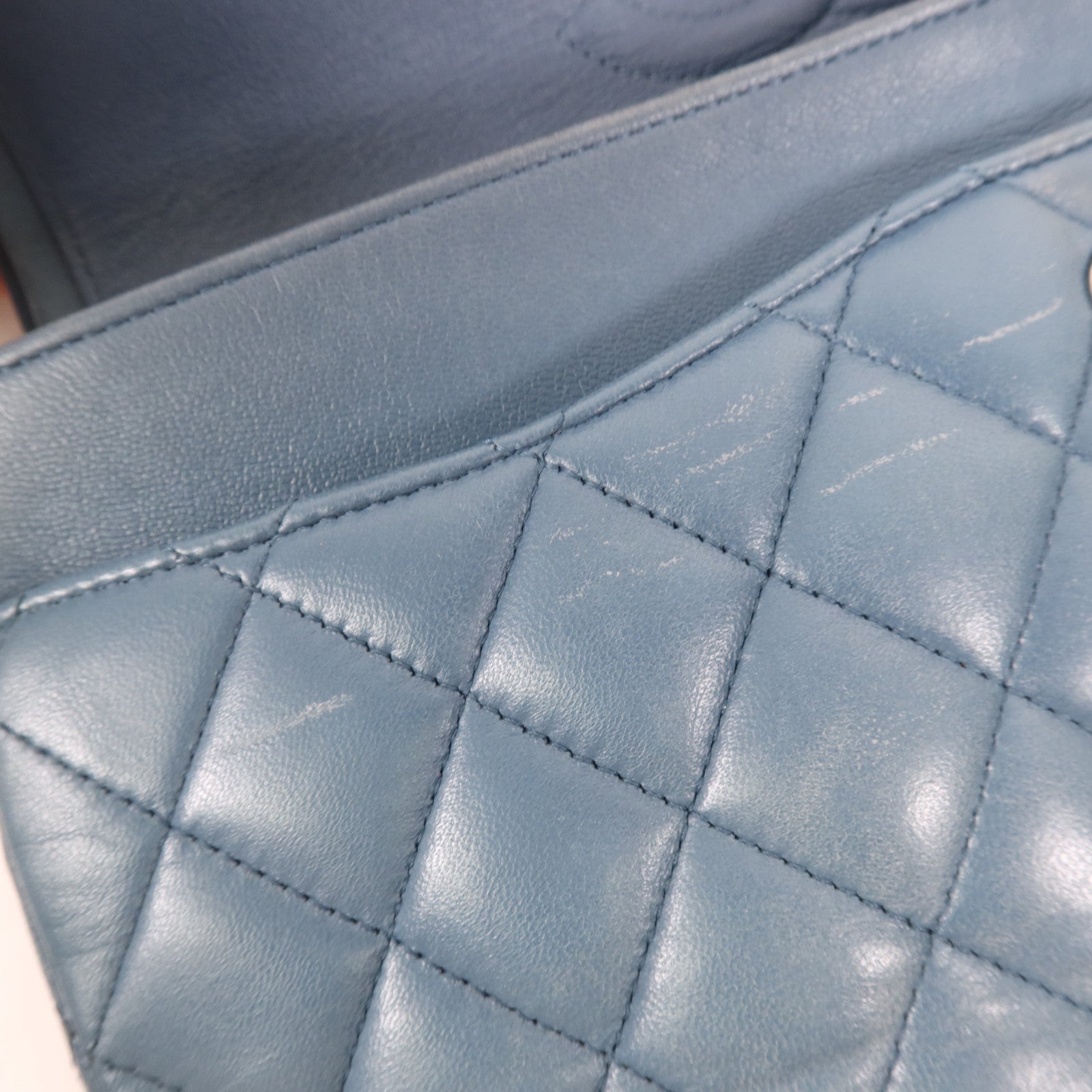 CHANEL 羊皮皮革Classic 25銀扣鏈帶肩背袋