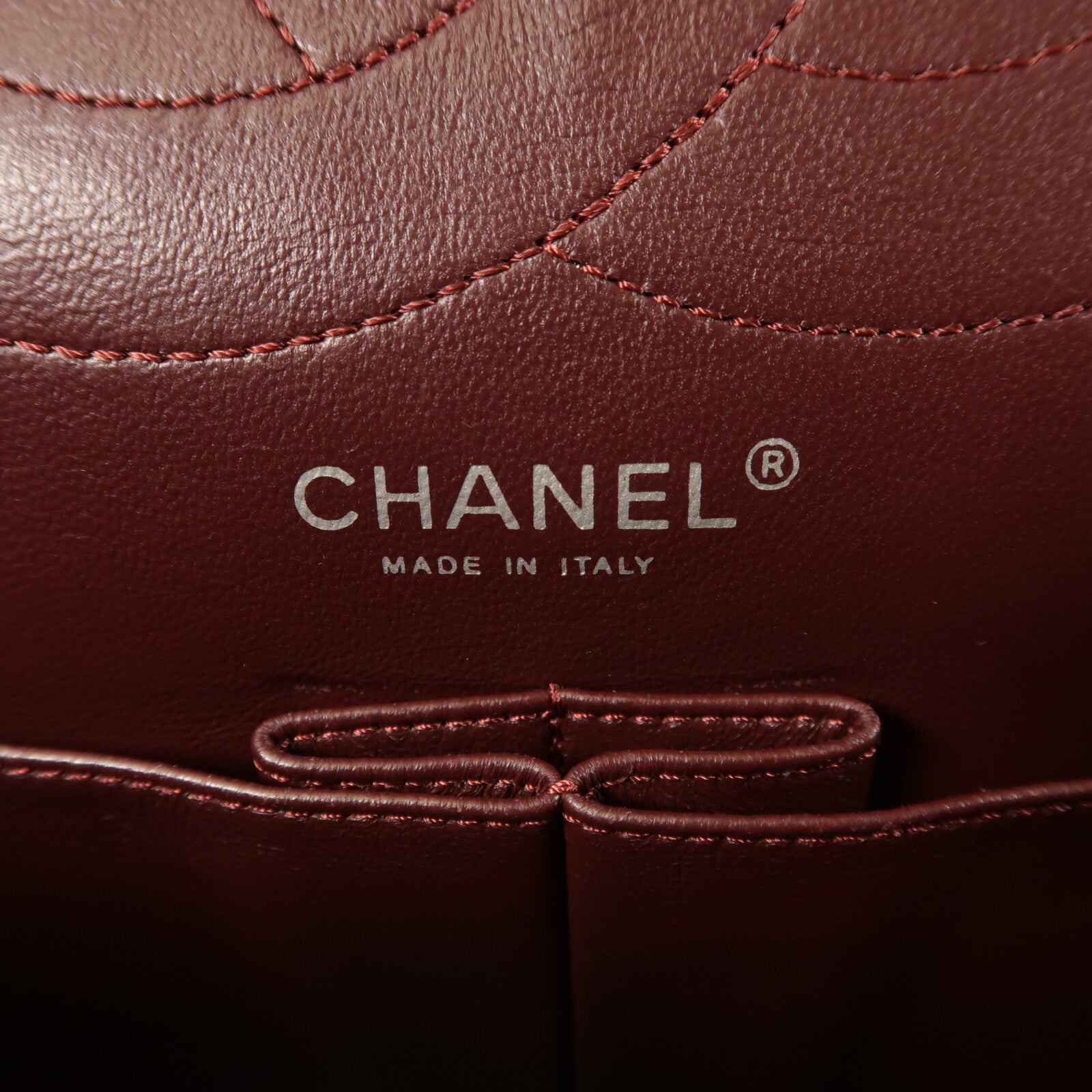 CHANEL 牛皮皮革2.55 Large鏈帶肩背袋