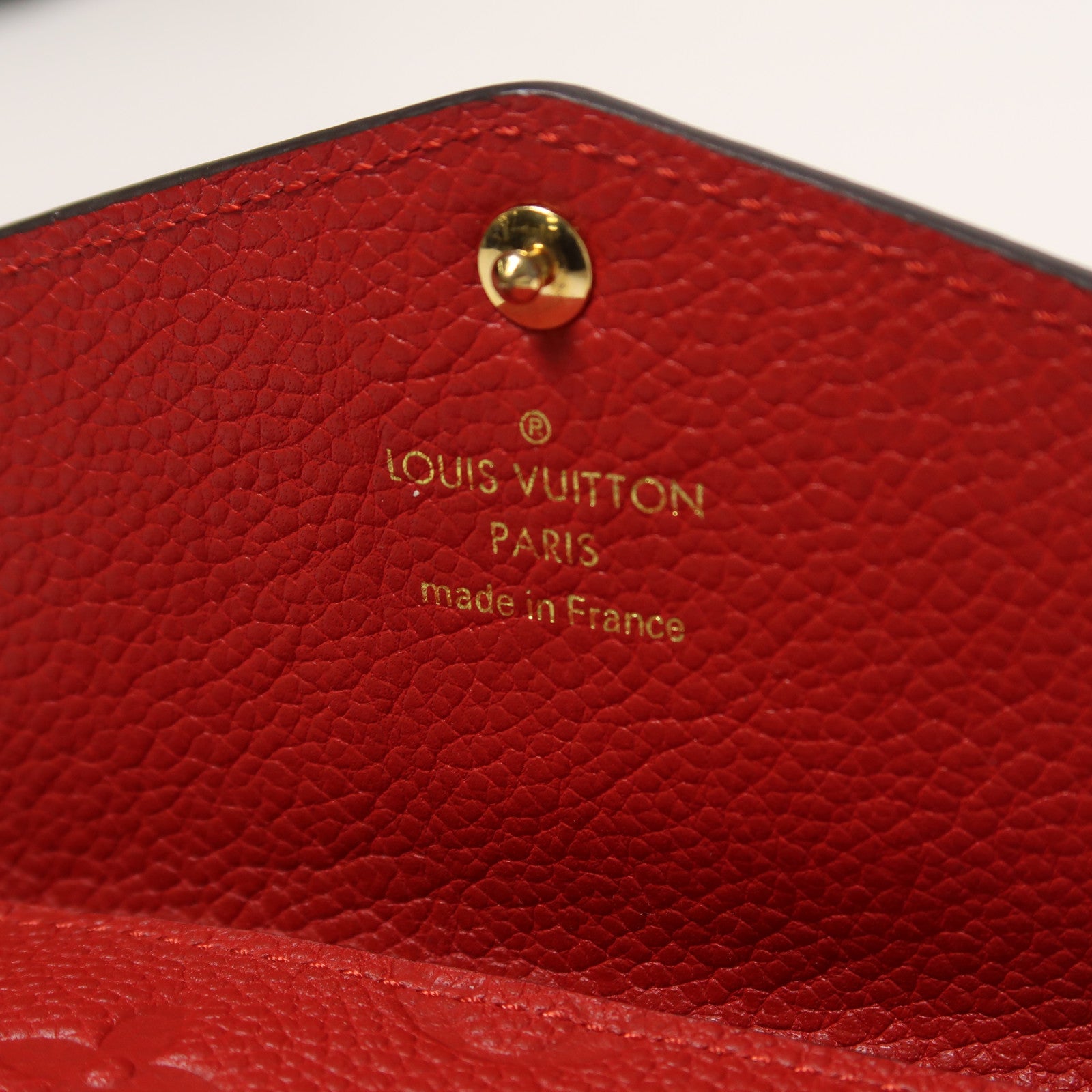 LOUIS VUITTON Monogram Empreinte Card Case金扣卡片套