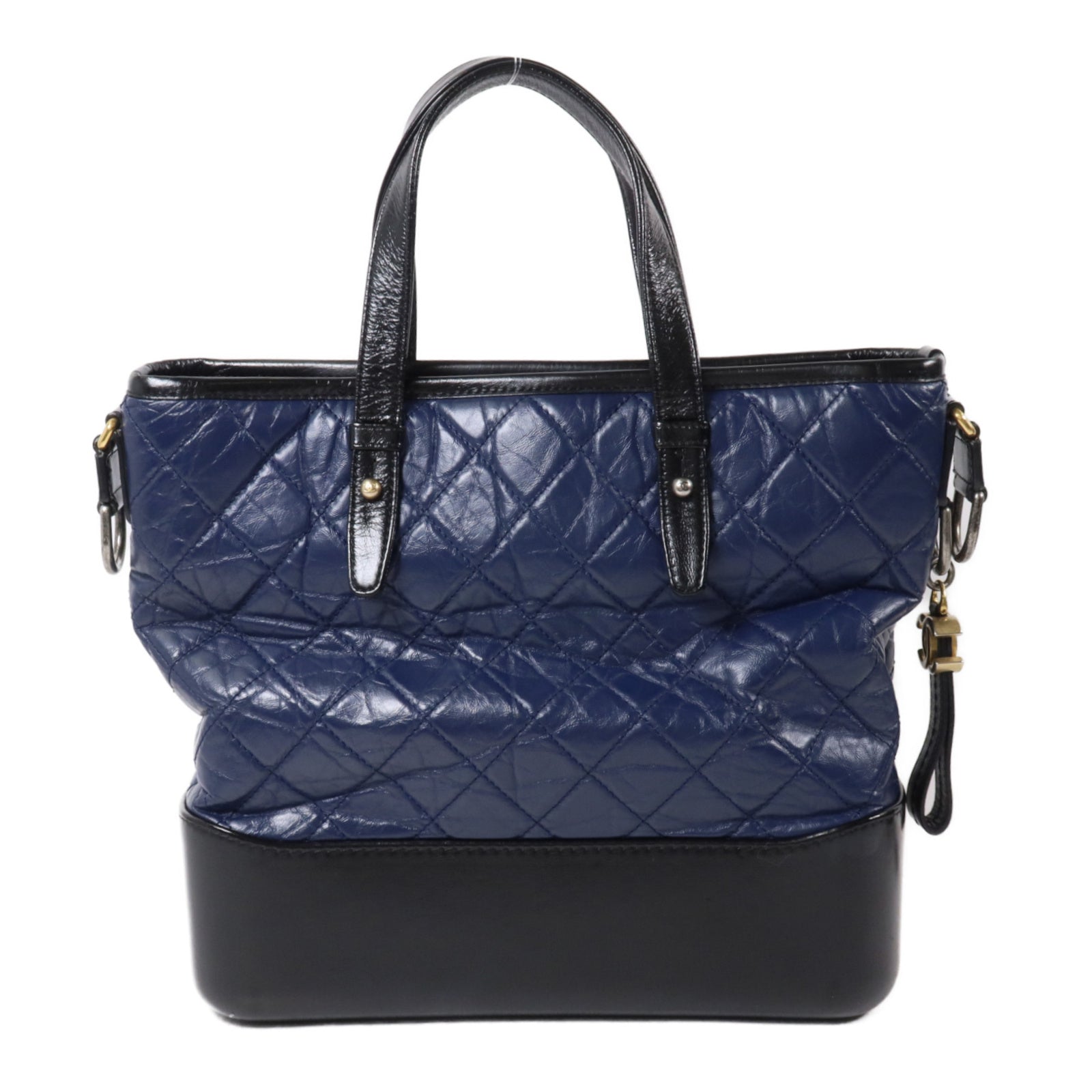 CHANEL 牛皮皮革Gabrielle Shopping Tote鏈帶手挽肩背兩用袋
