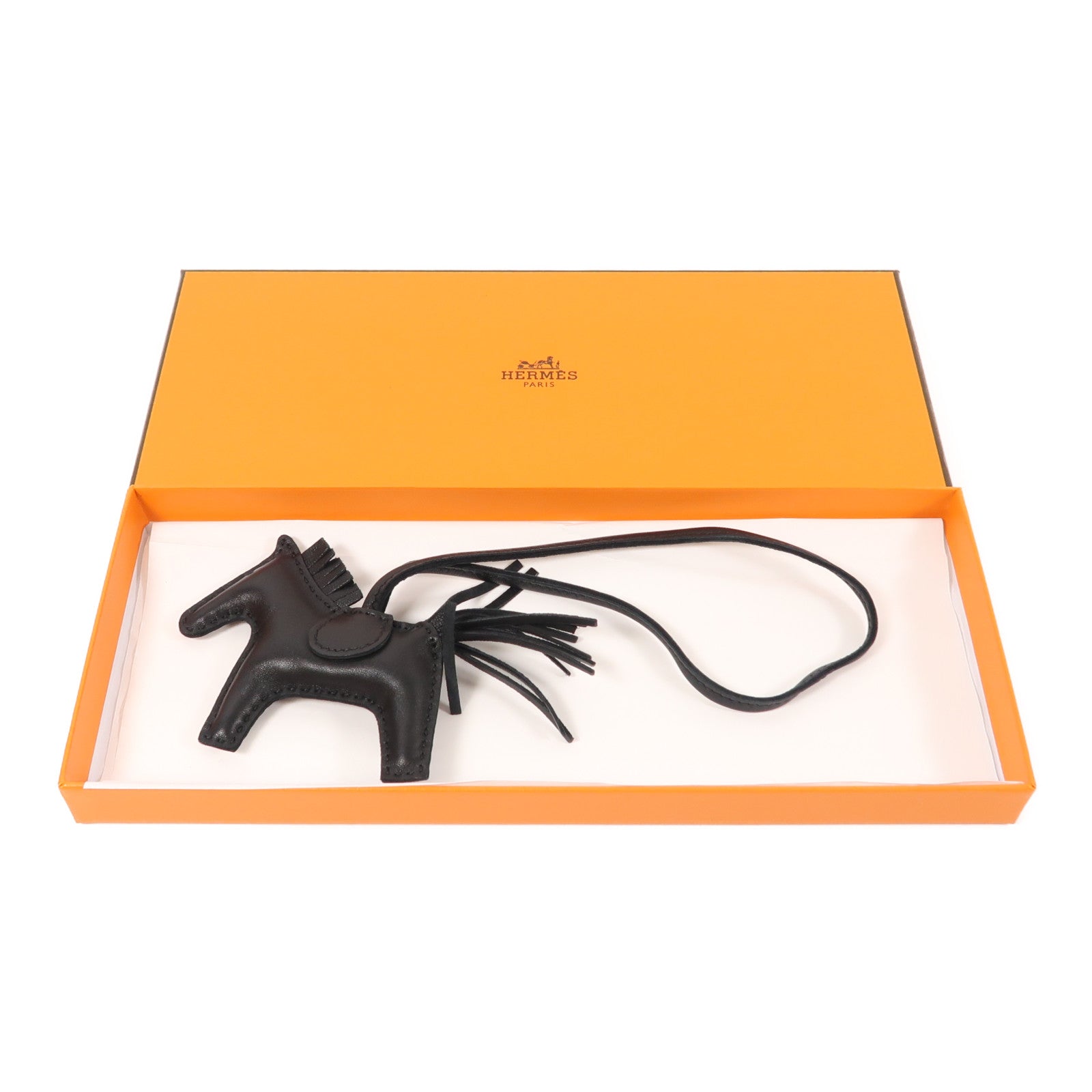 HERMES Milo皮革Rodeo PM掛飾